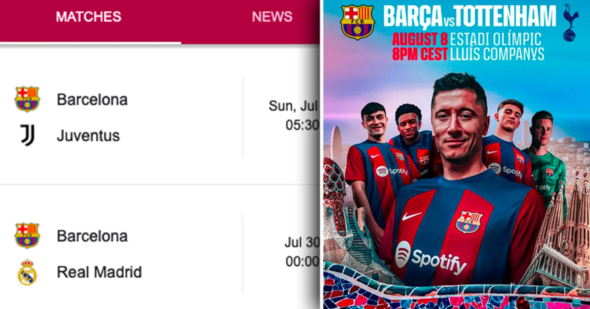 Barca's next 7 games as Joan Gamper Trophy opponent confirmed