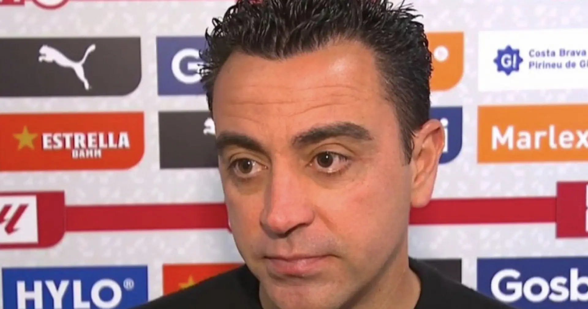 Xavi: 'We just threw everything in the trash'