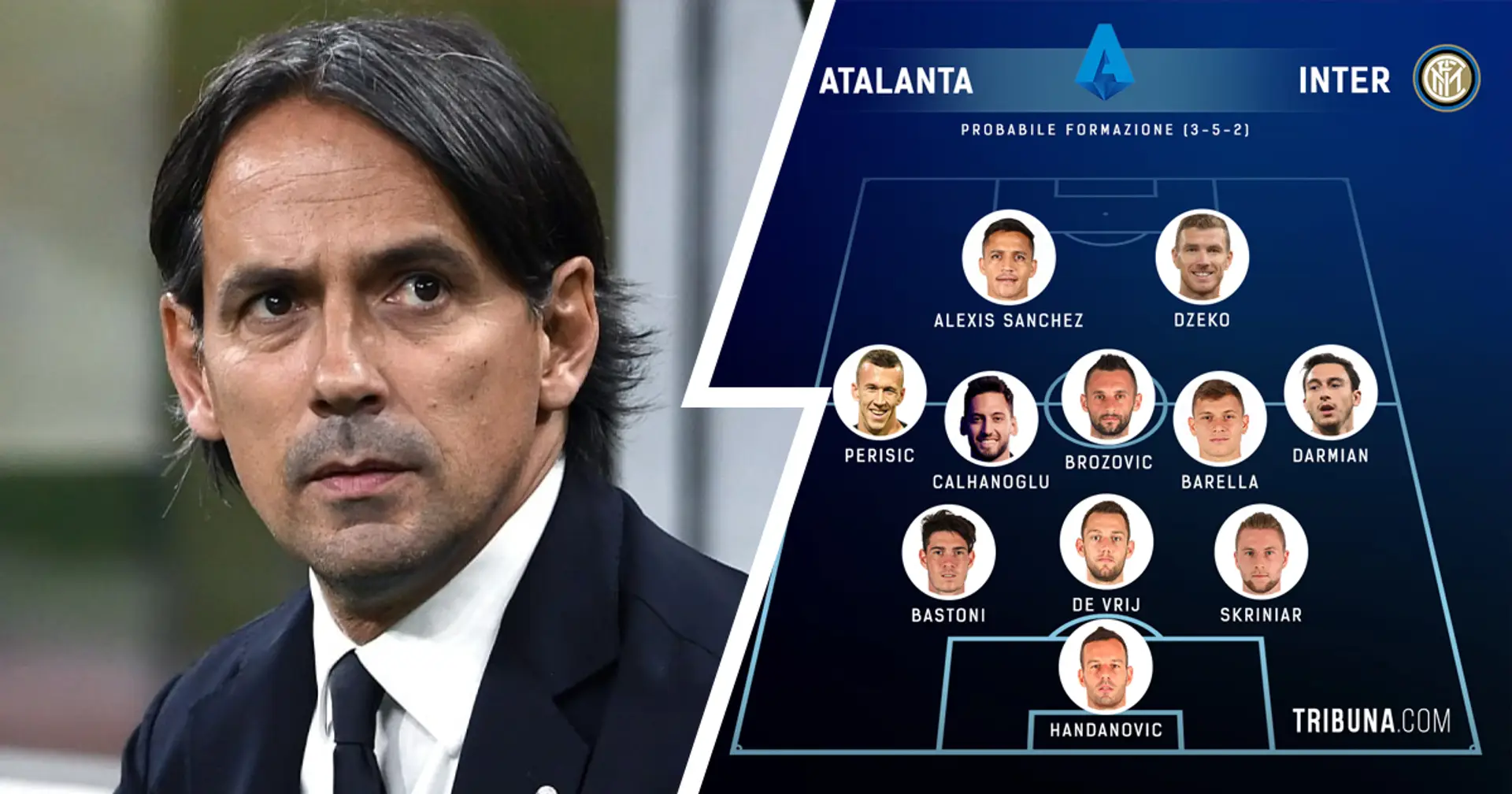 Atalanta vs Inter, probabili formazioni e ultime notizie: chance dal 1' per Sanchez, ballottaggio Dumfries-Darmian