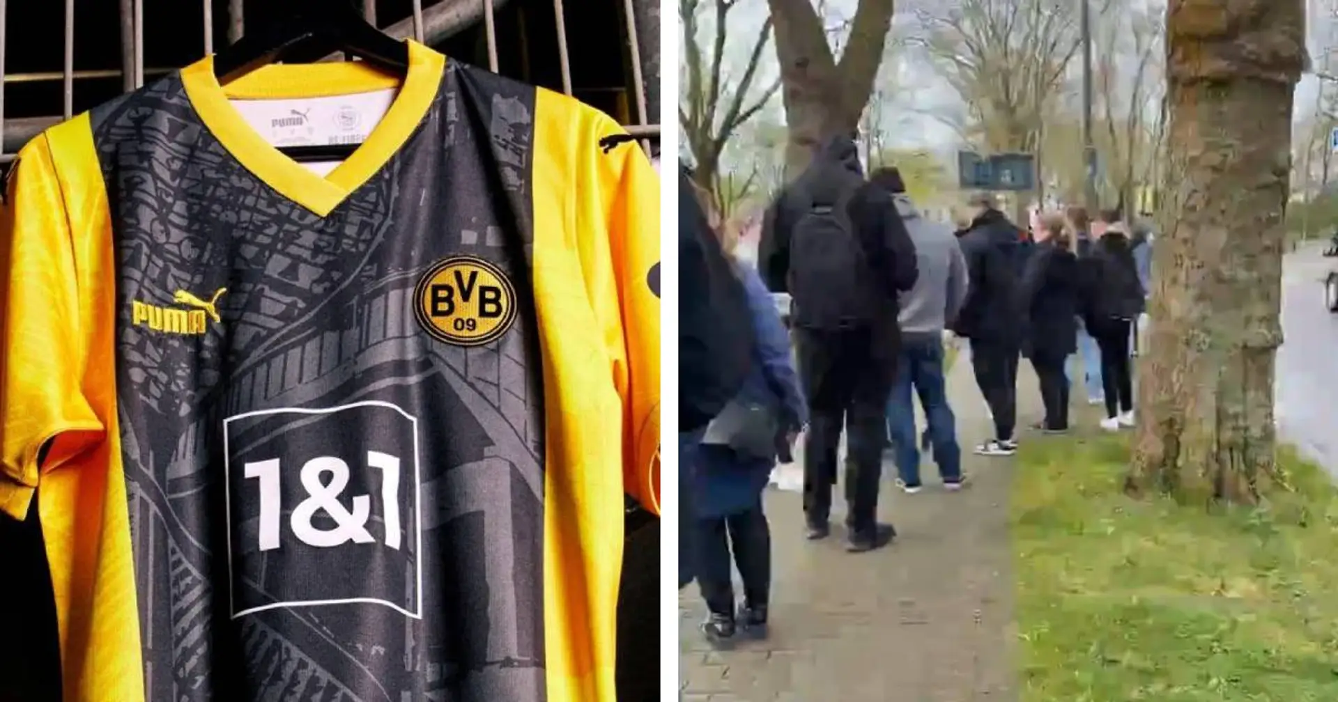 Verrückt! Hunderte BVB-Fans stehen Schlange, um das Sondertrikot anlässlich des Stadion-Geburtstags zu kaufen