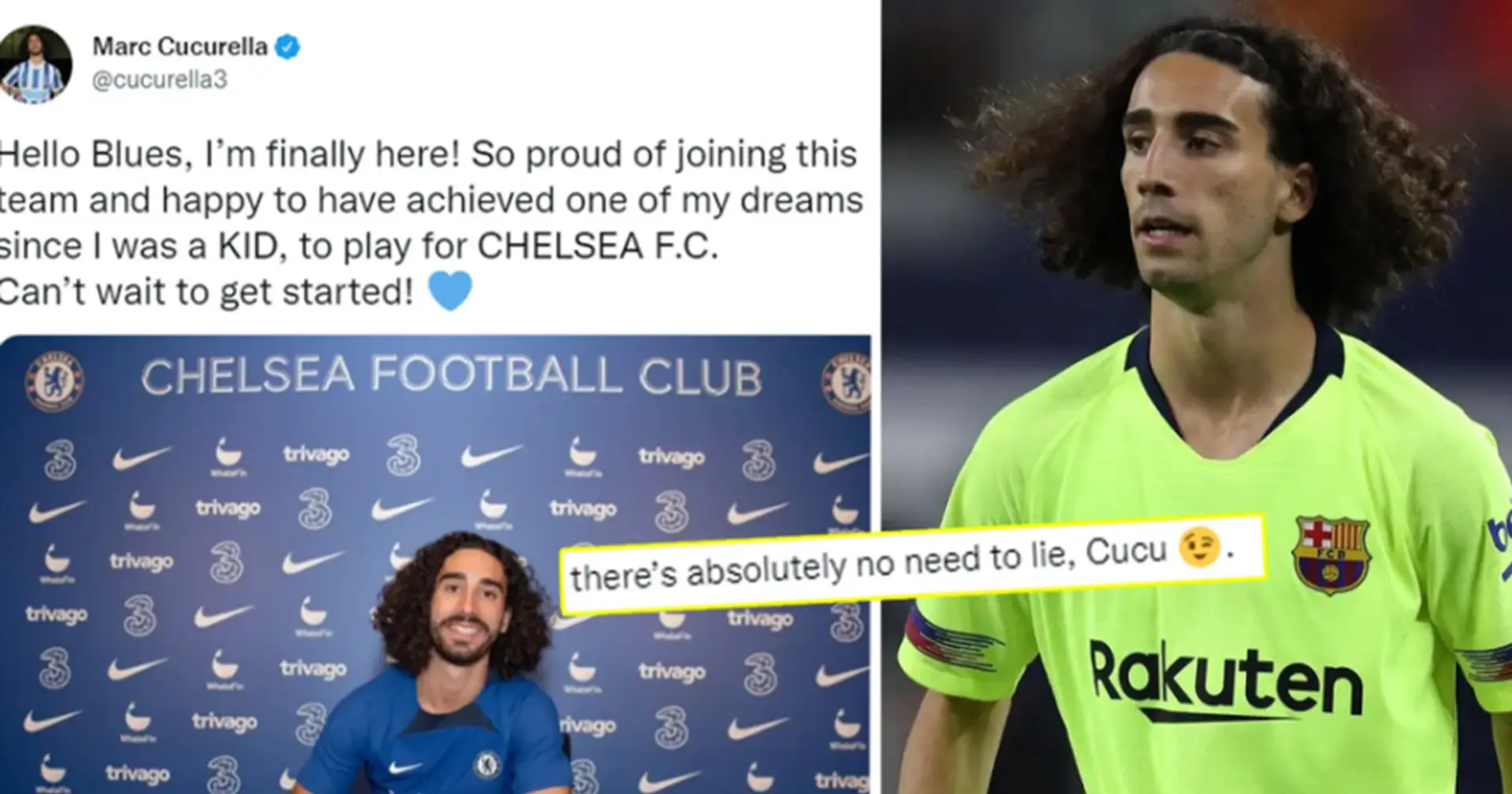 Barça-Fans haben Cucurellas Worte nach seinem Wechsel zu Chelsea nicht gefallen: Ihm wird Lüge vorgeworfen