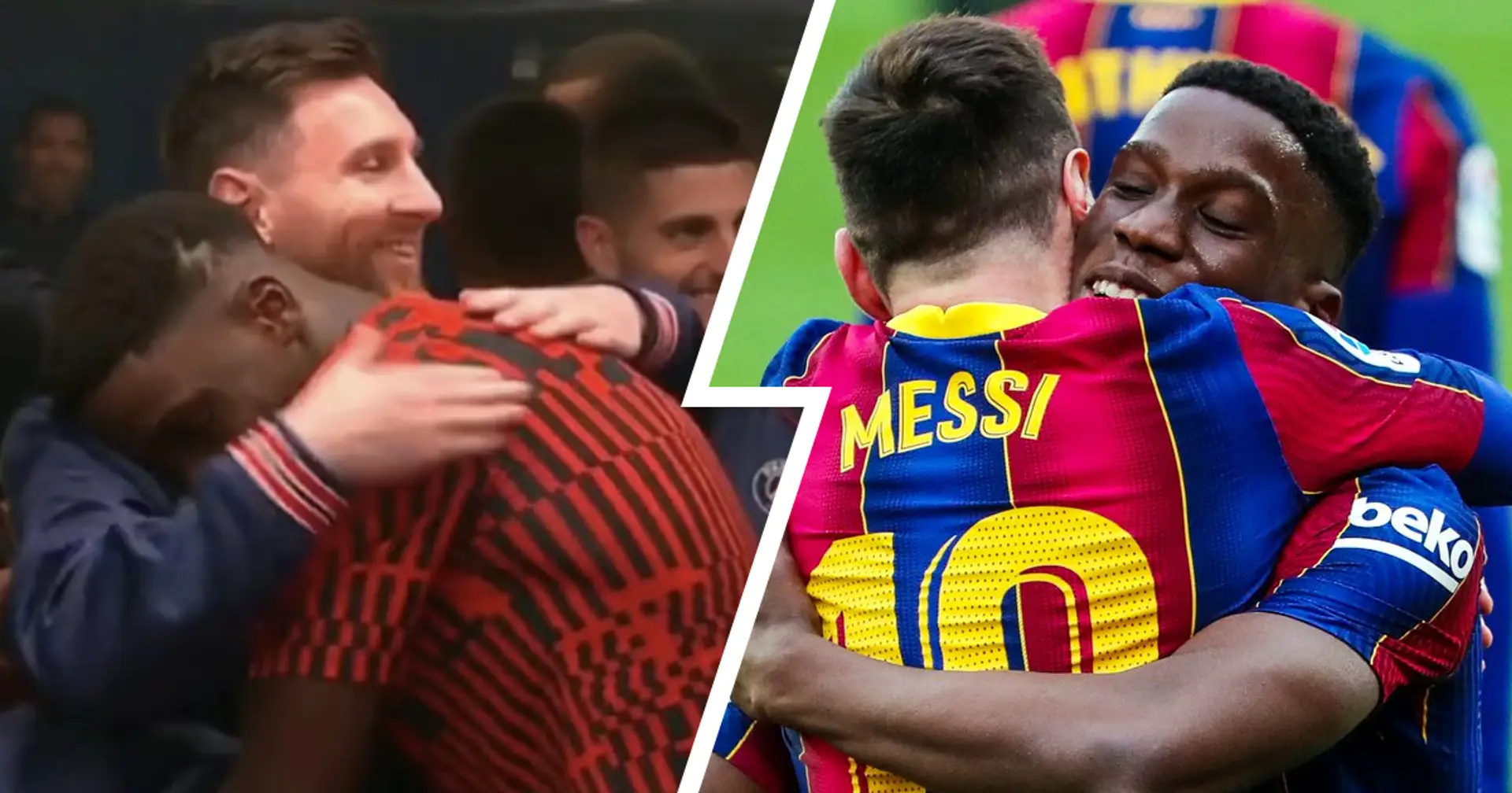 Pris par la caméra: Moriba embrasse Messi dans un moment émouvant avant le choc PSG vs Leipzig