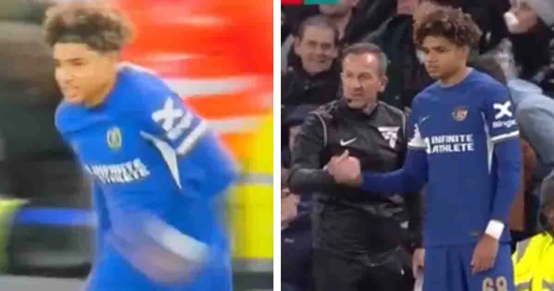 Spotted: Michael Golding's adorable reaction to making Chelsea debut