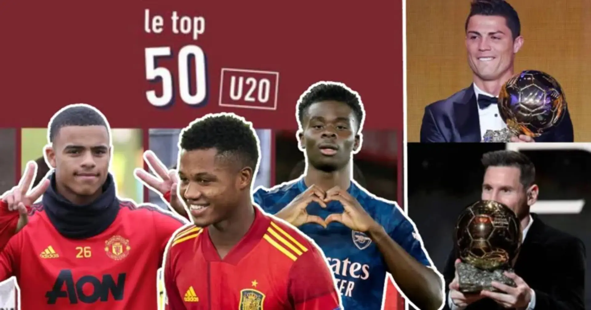 L'Équipe nombra a los 10 mejores sub20 - el futuro del fútbol