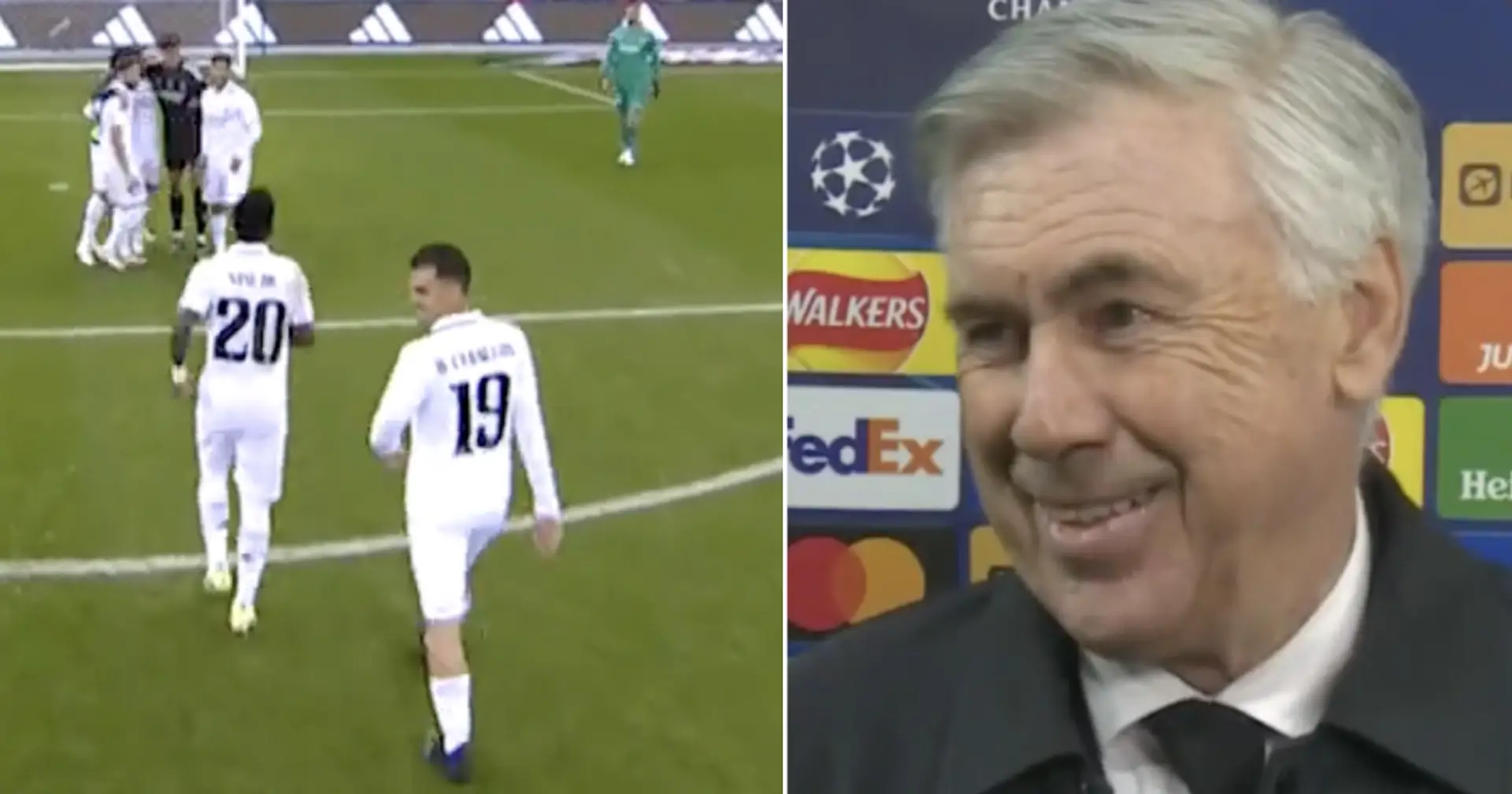 'Gracias a Dios que no lo tomó': Ancelotti se burla de un jugador que debería haber sido el quinto lanzador de penalti del Madrid vs Valencia