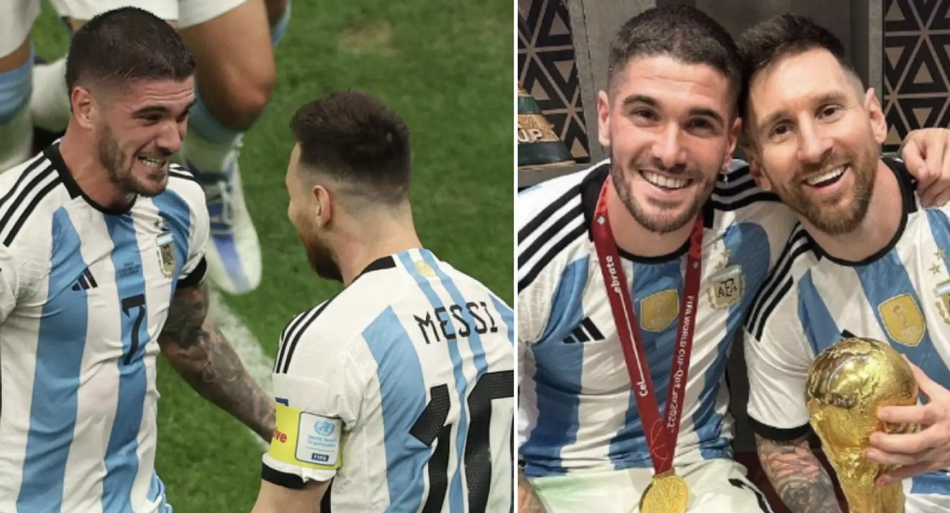 'I'll do it for you': Leo Messi's big World Cup promise to Rodrigo De Paul