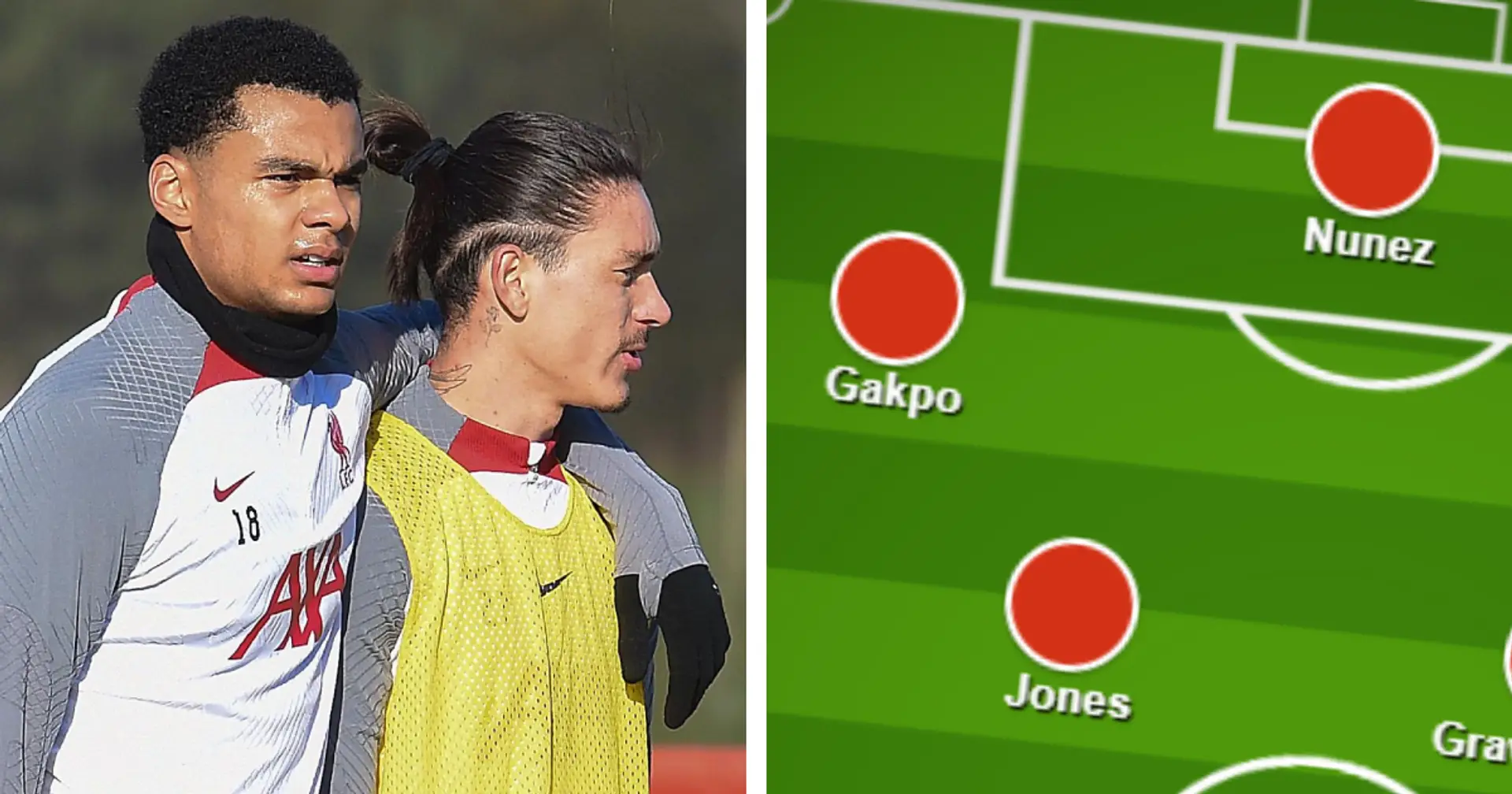 Gakpo and Nunez in: fans select preferred Liverpool XI to face Union