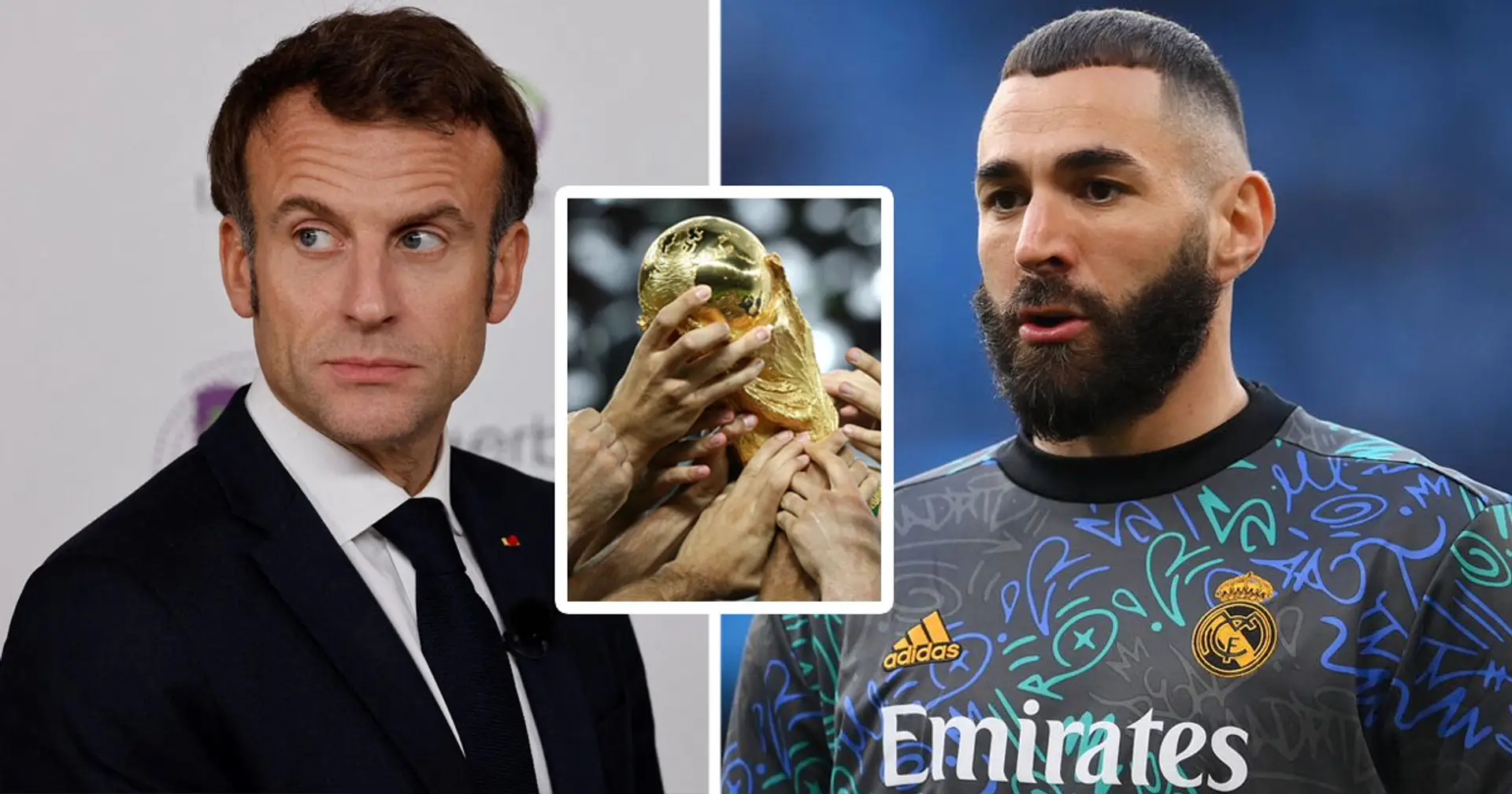 Benzema 'rechaza' la invitación del presidente francés Macron para asistir a la final del Mundial