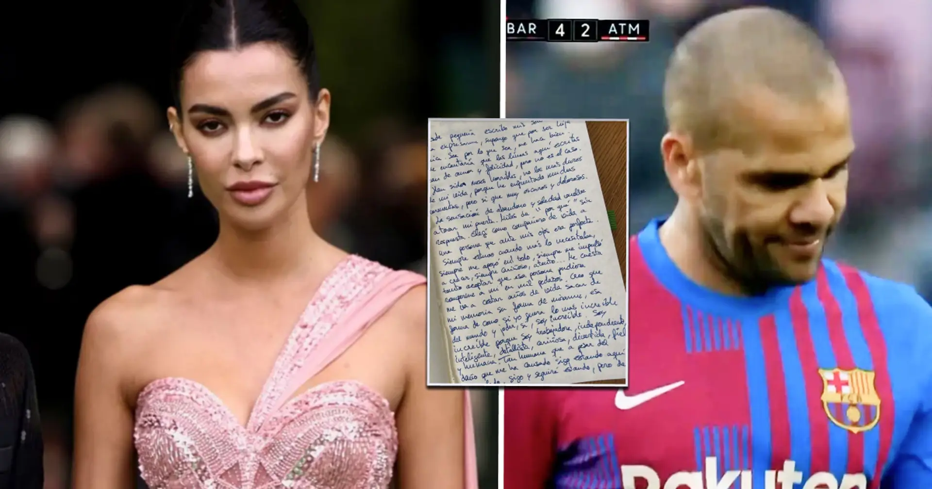 L'épouse de Dani Alves confirme le divorce avec l'ancienne superstar du Barça dans une lettre manuscrite émouvante
