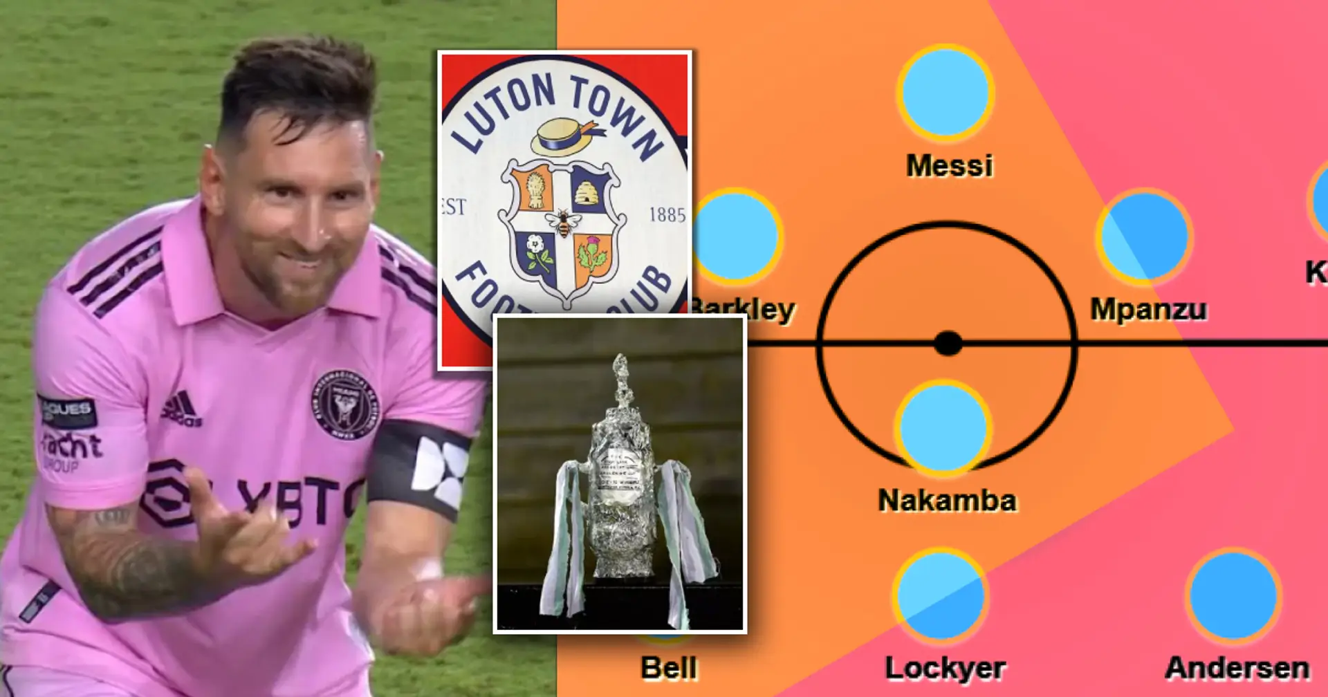 So könnte Luton Town mit Leo Messi in der 66-Millionen-Pfund-Startelf auflaufen 