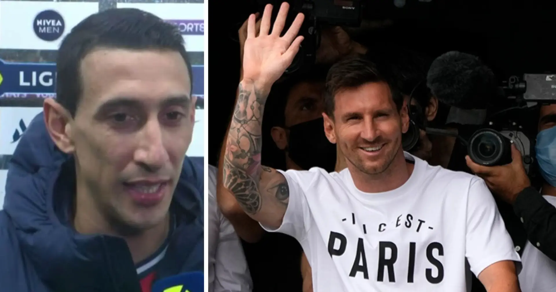 "Leo est très heureux": Di Maria sur l'adaptation de Messi au PSG