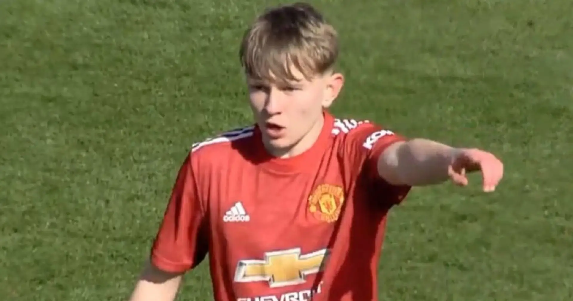 14-year-old Finley McAllister becomes youngest ever to play for United U18s
