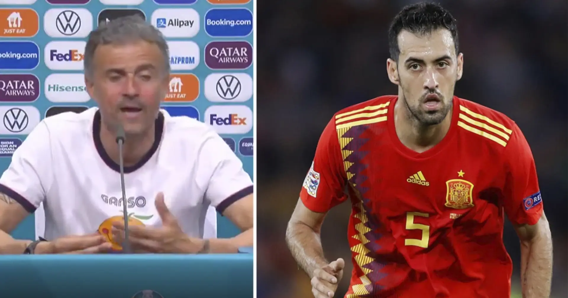 Luis Enrique explains why many people 'can't understand Busquets'