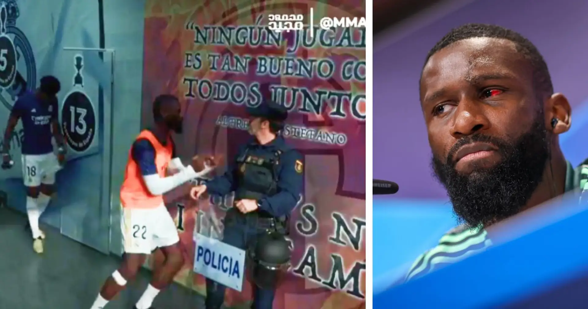 Rudgier nearly 'fights' police officer before Clasico - he returned with a gift