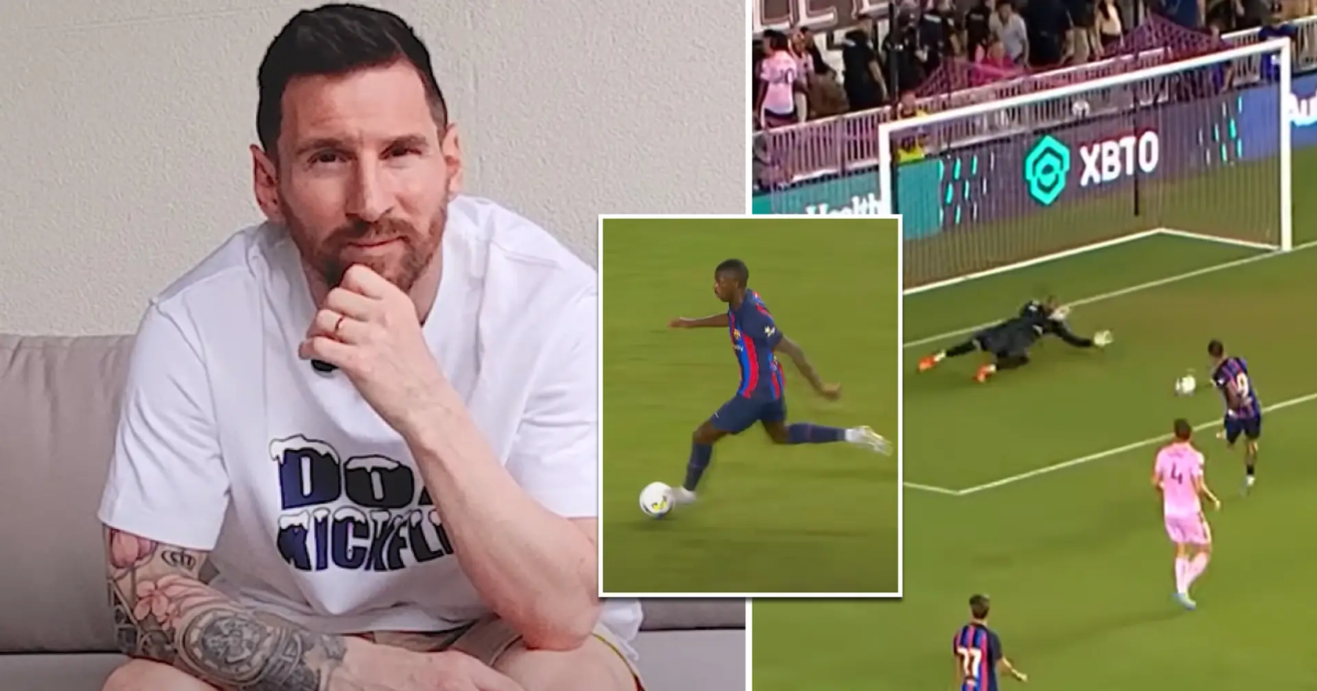 What happened when Barca meet Messi's new club Inter Miami - recalled 