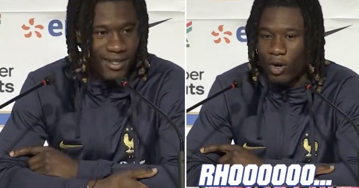 Journalist asks Camavinga about playing as left-back, Frenchman's hilarious reaction caught on camera 