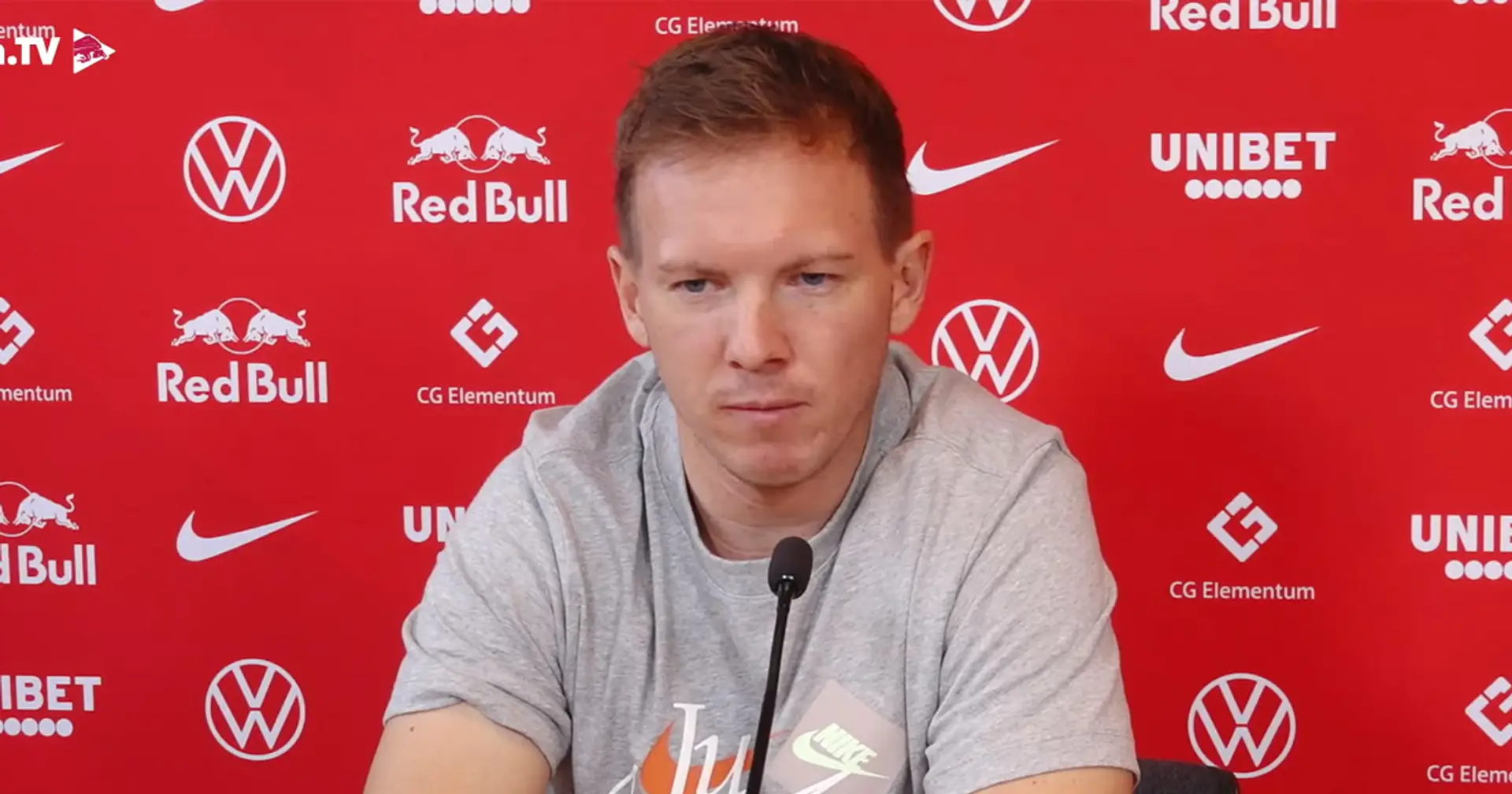 Julian Nagelsmann: 'We wanted some kind of final against Manchester'