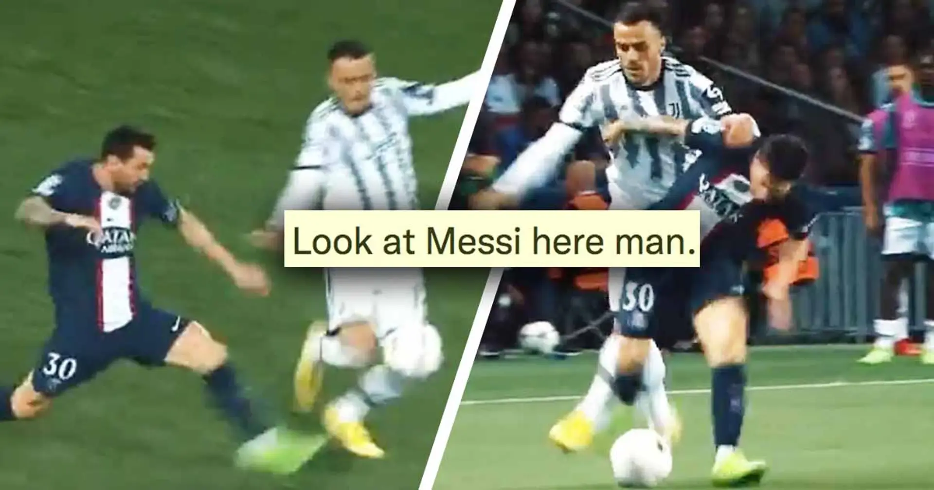 'It's not about the statistics': One Messi episode from Juventus game goes viral
