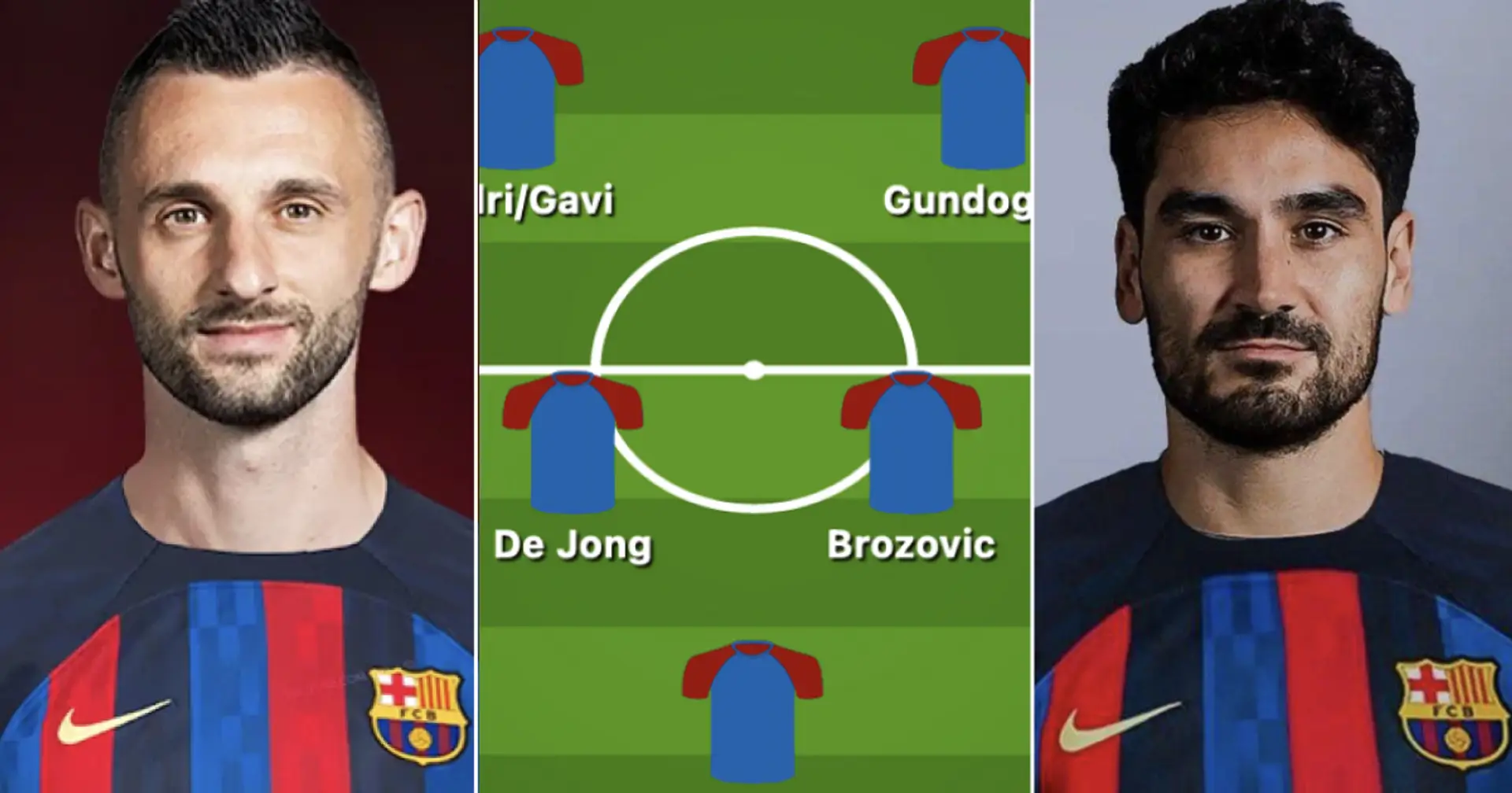 El mejor XI del Barça con Gundogan y Brozovic en la alineación