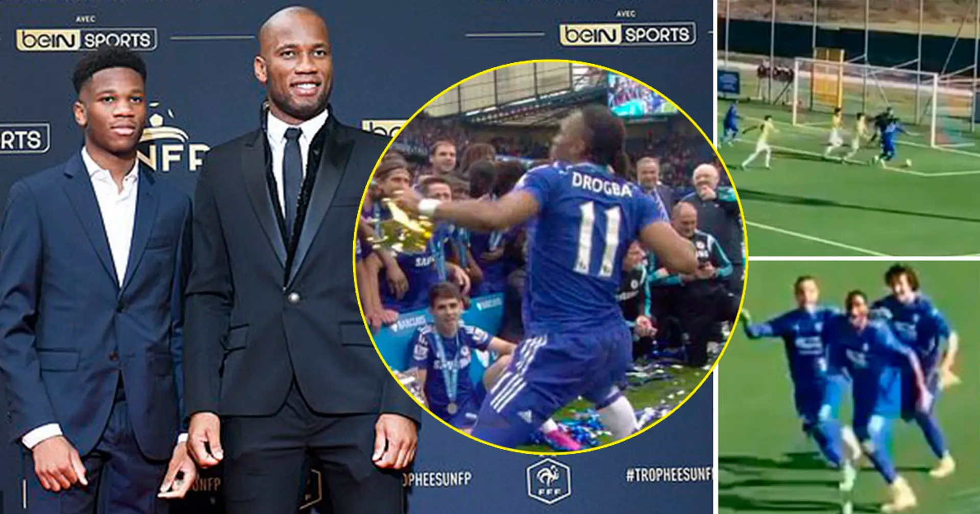 Drogba’s son scores first career goal in his dad's style and celebrates just like dad