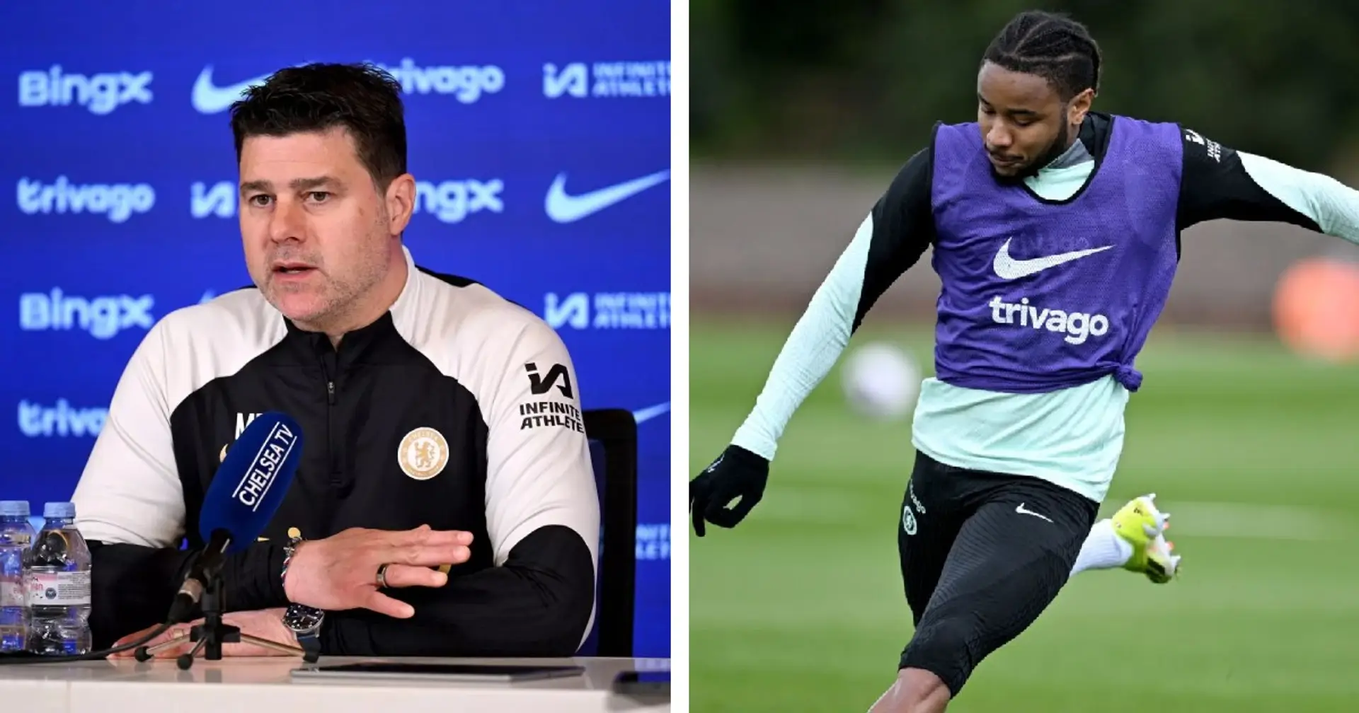 'They are on the line': Pochettino explains why Nkunku and Colwill won't be involved vs Spurs despite return to training