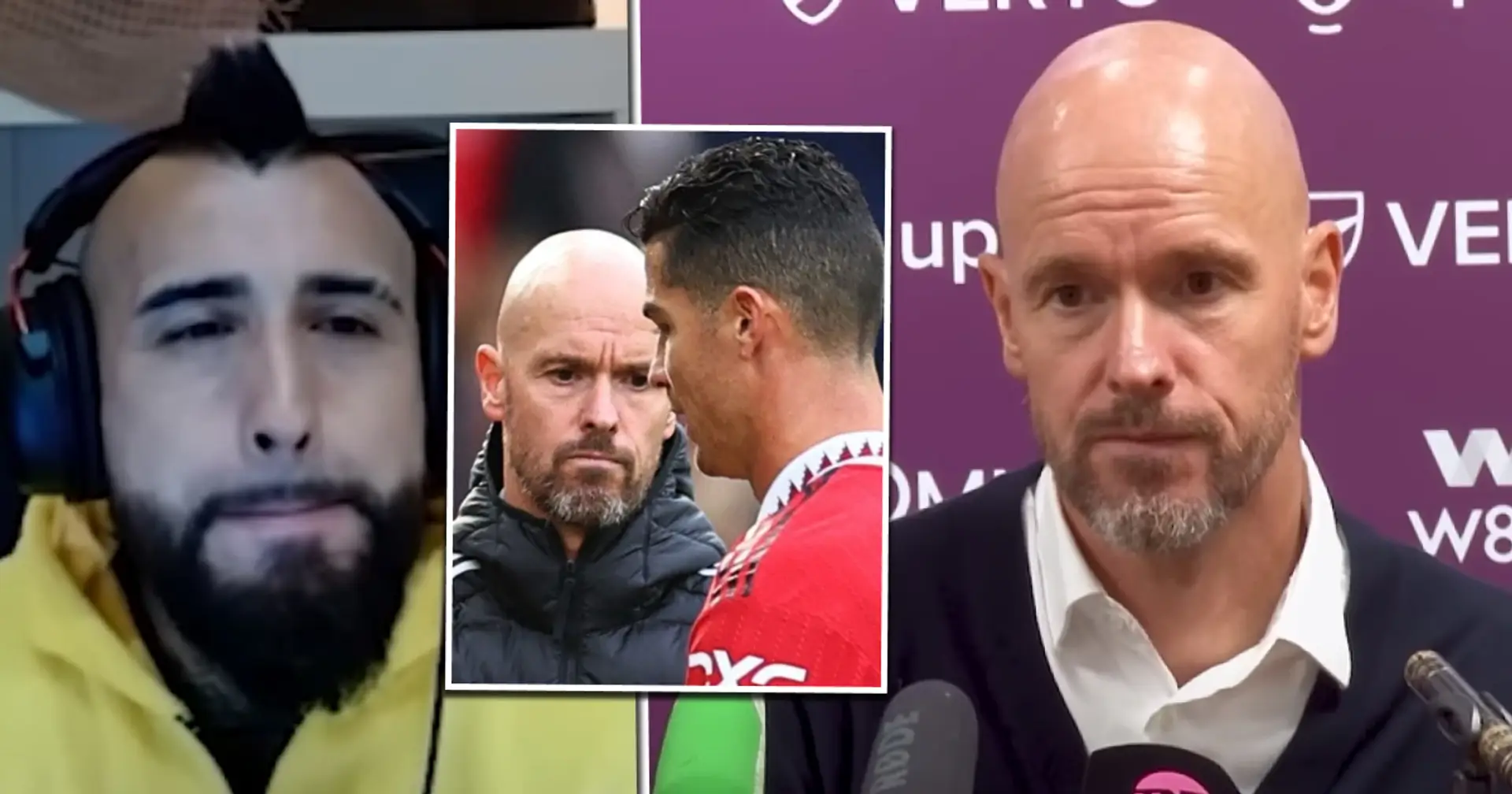 Arturo Vidal: 'These bald guys like Ten Hag are very complicated. How do you not play Cristiano Ronaldo?'