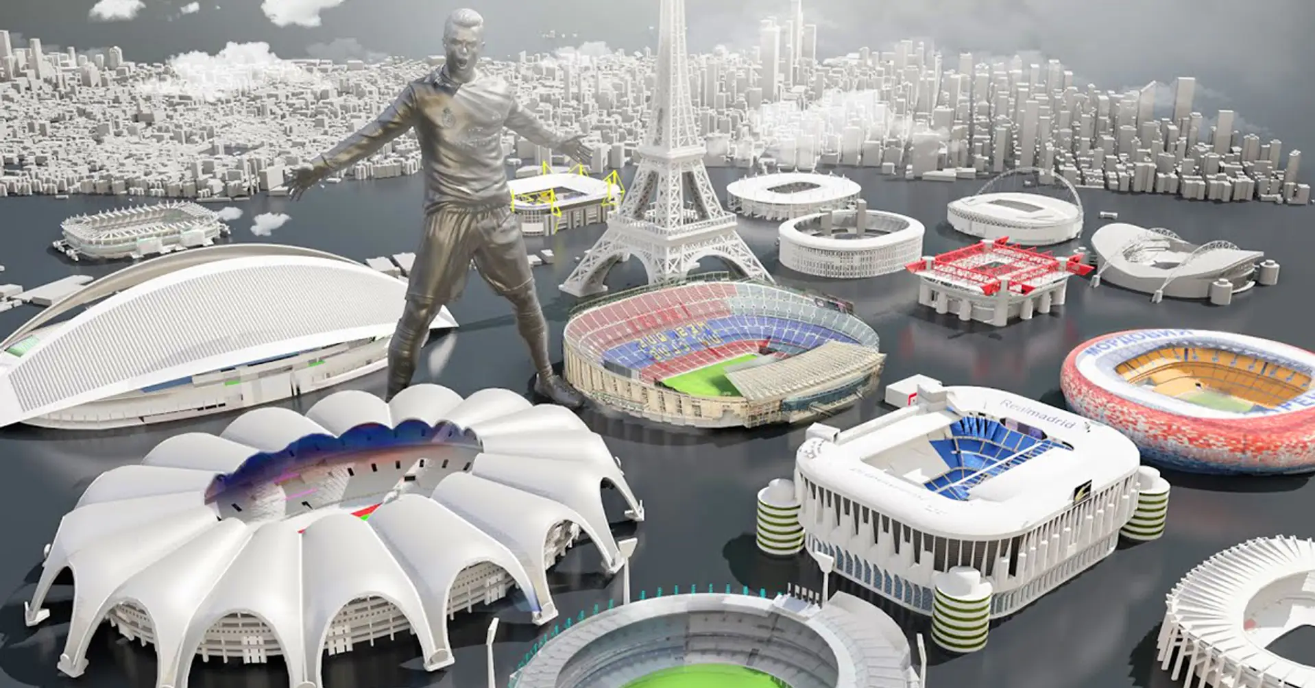 Incredible stadium size comparison shows difference between world-famous arenas