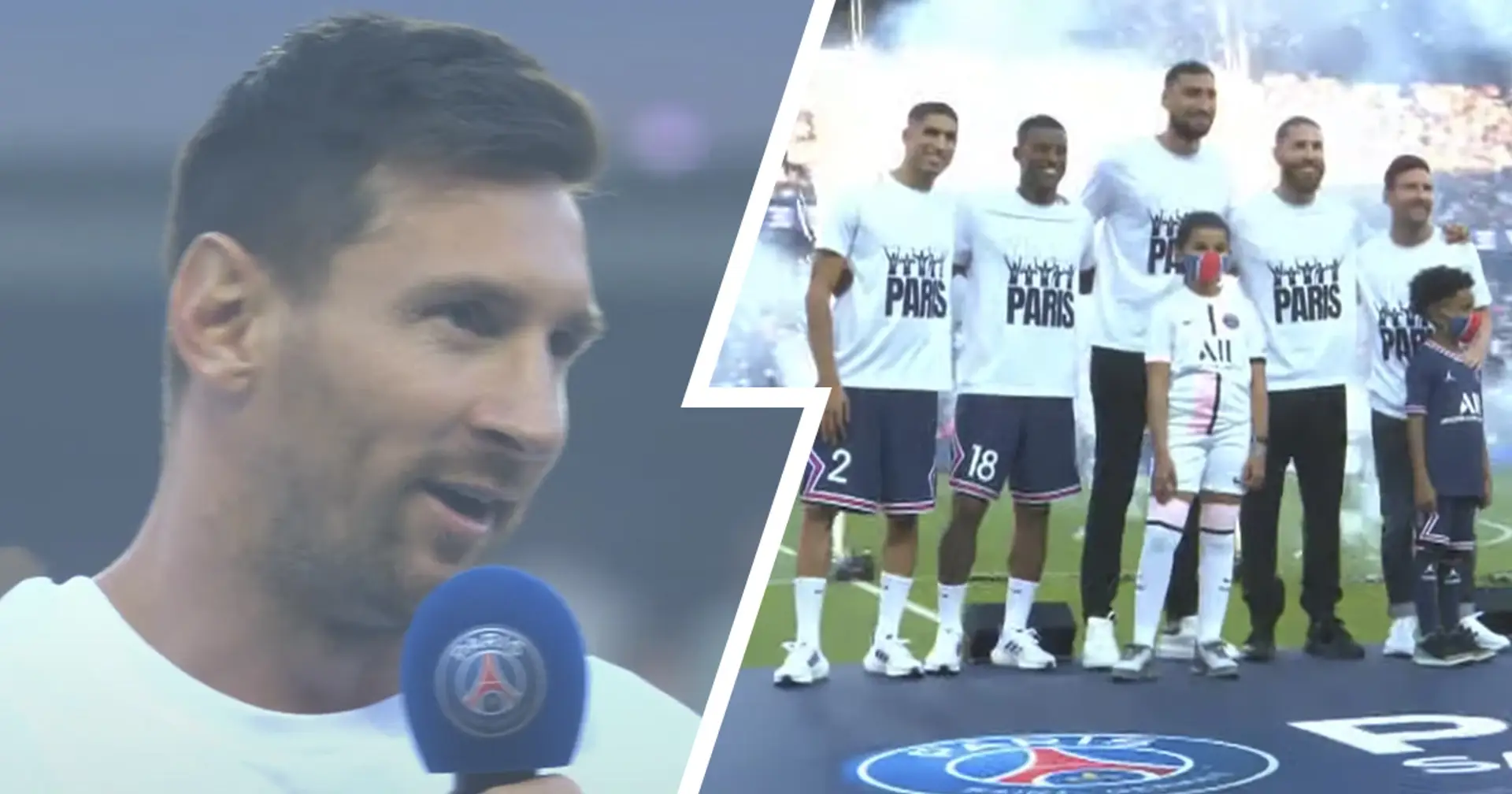 WATCH full presentation of Messi, Ramos and other PSG newcomers ahead of Strasbourg game
