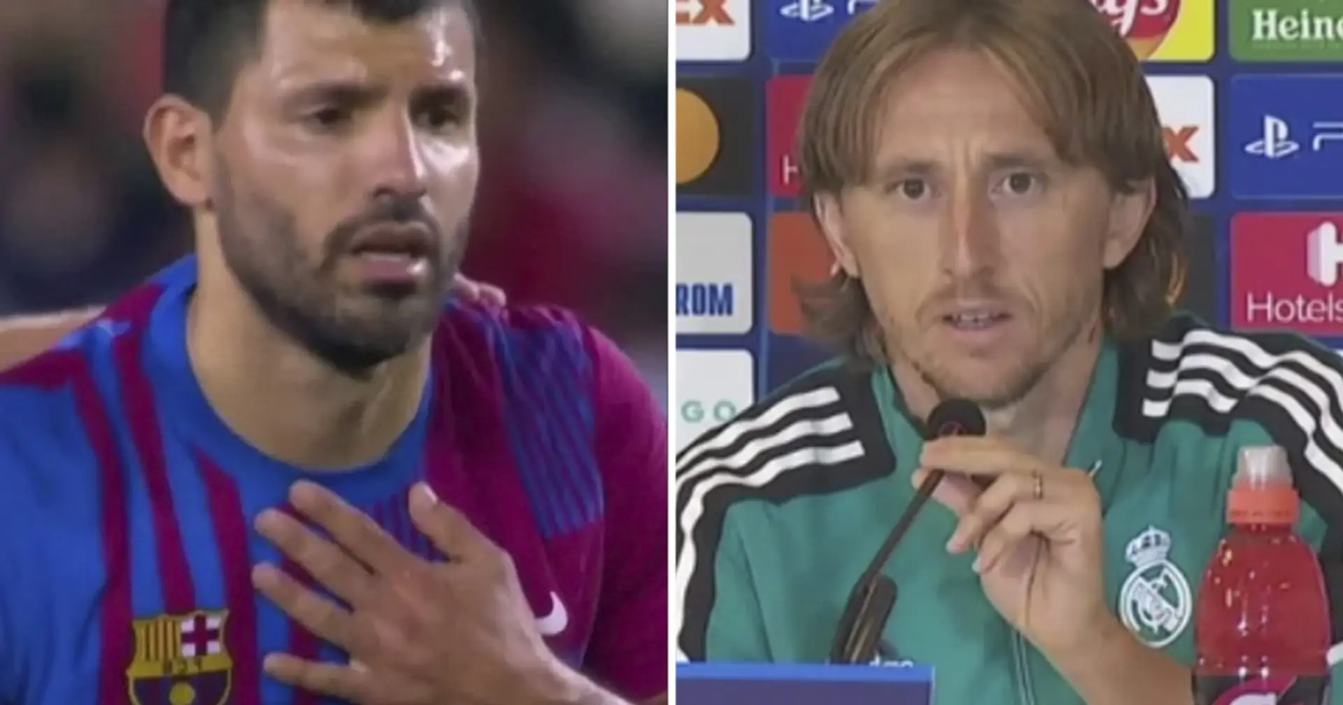 Luka Modric sends special message to Sergio Aguero amid heart issues