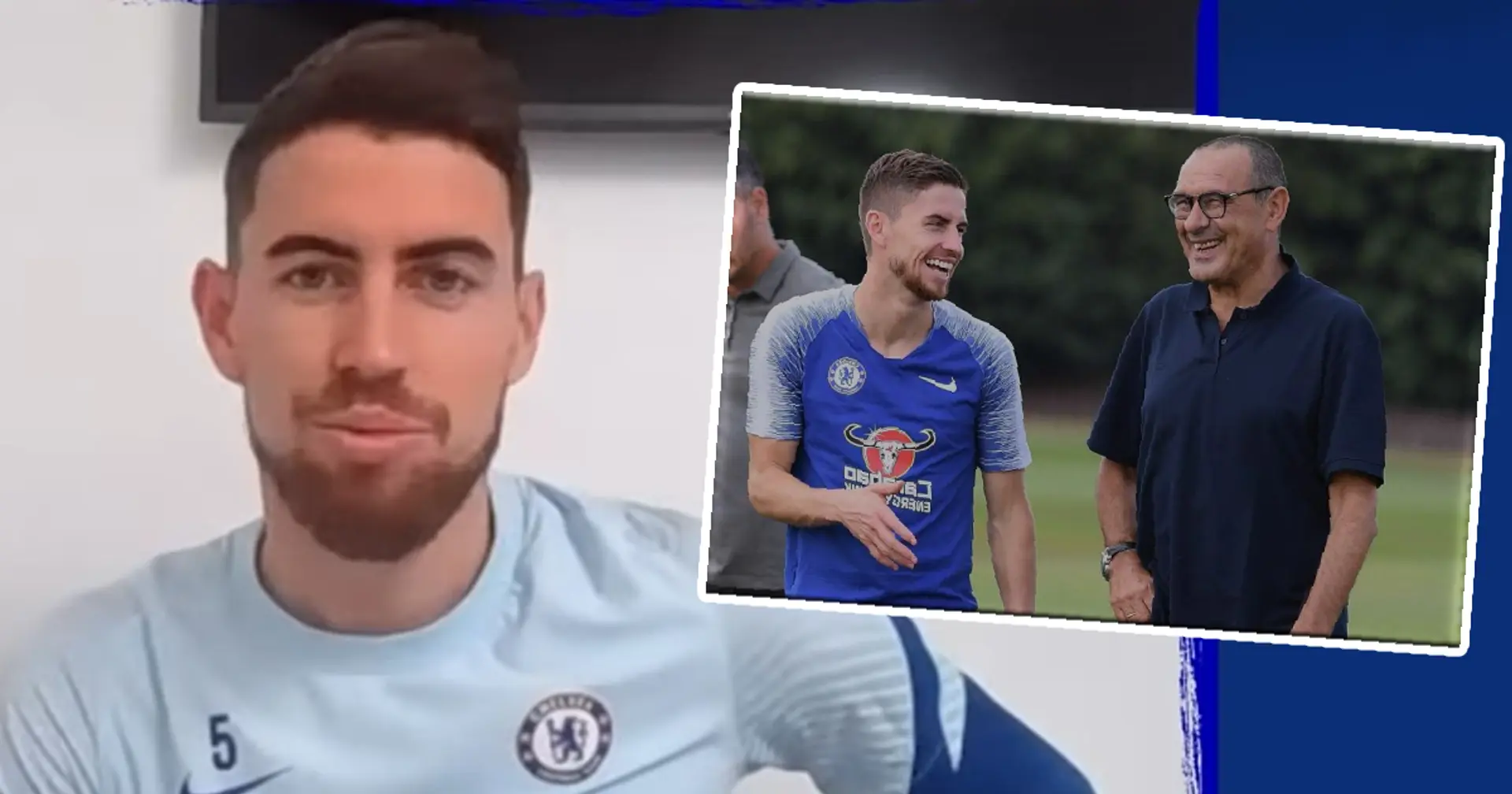 'These people are going to be embarrassed': Jorginho sends message to fans calling him 'Sarri's son'