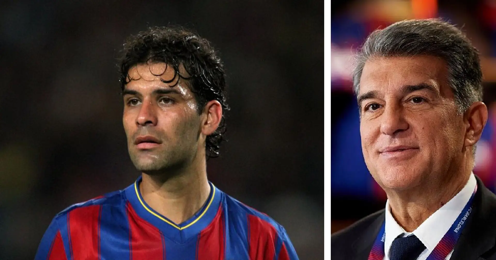 Joan Laporta veut que Rafa Marquez occupe un poste au Barça - Sport