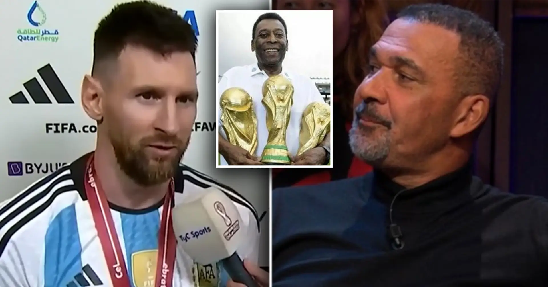 "Wenn man den Weltmeistertitel dreimal gewinnt wie Pelé...": Gullit über die Gründe, warum Messi NICHT der Beste aller Zeiten ist