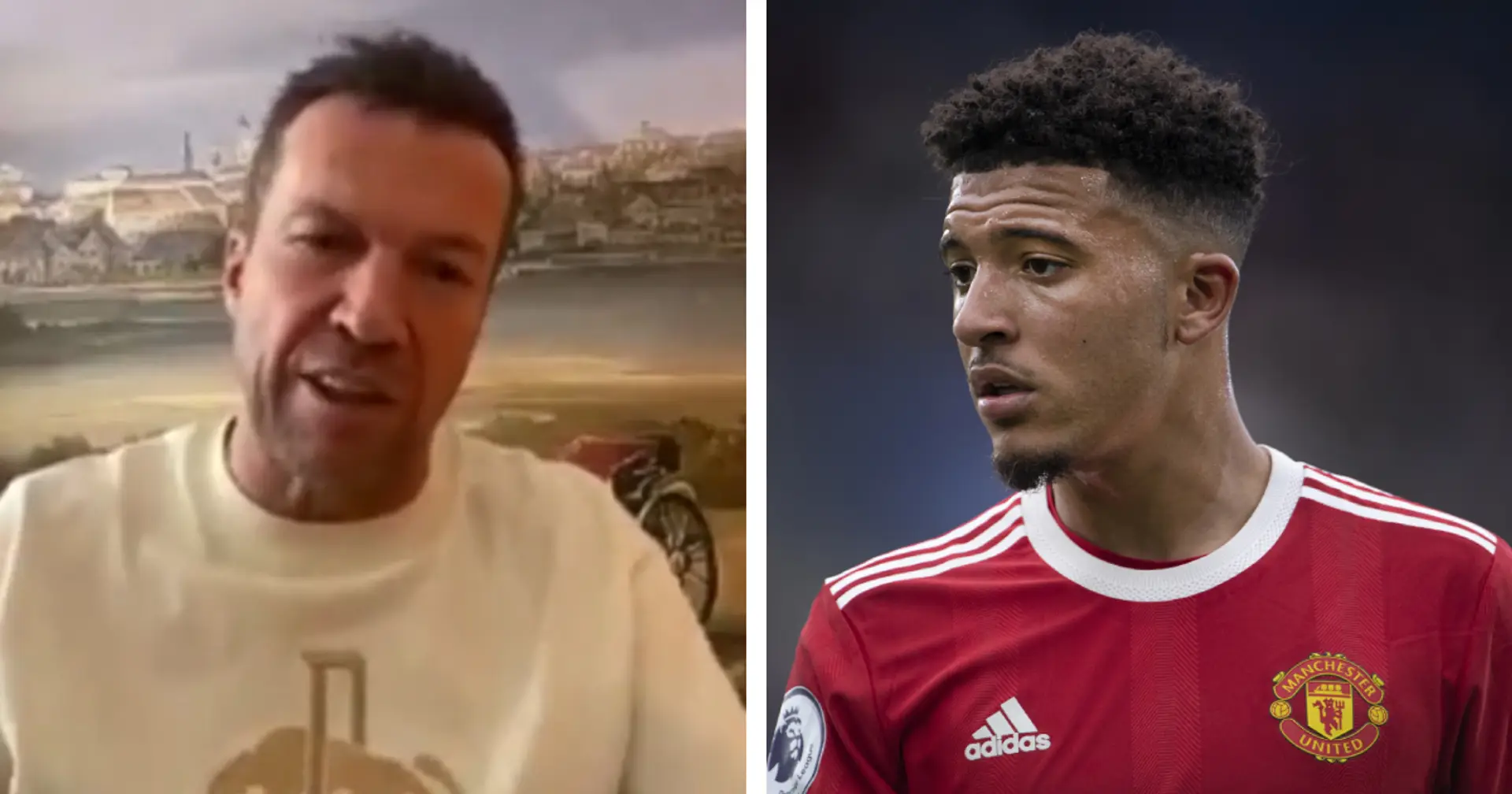 Jadon Sancho told Man United move was a 'mistake' by Germany legend Lothar Matthaus
