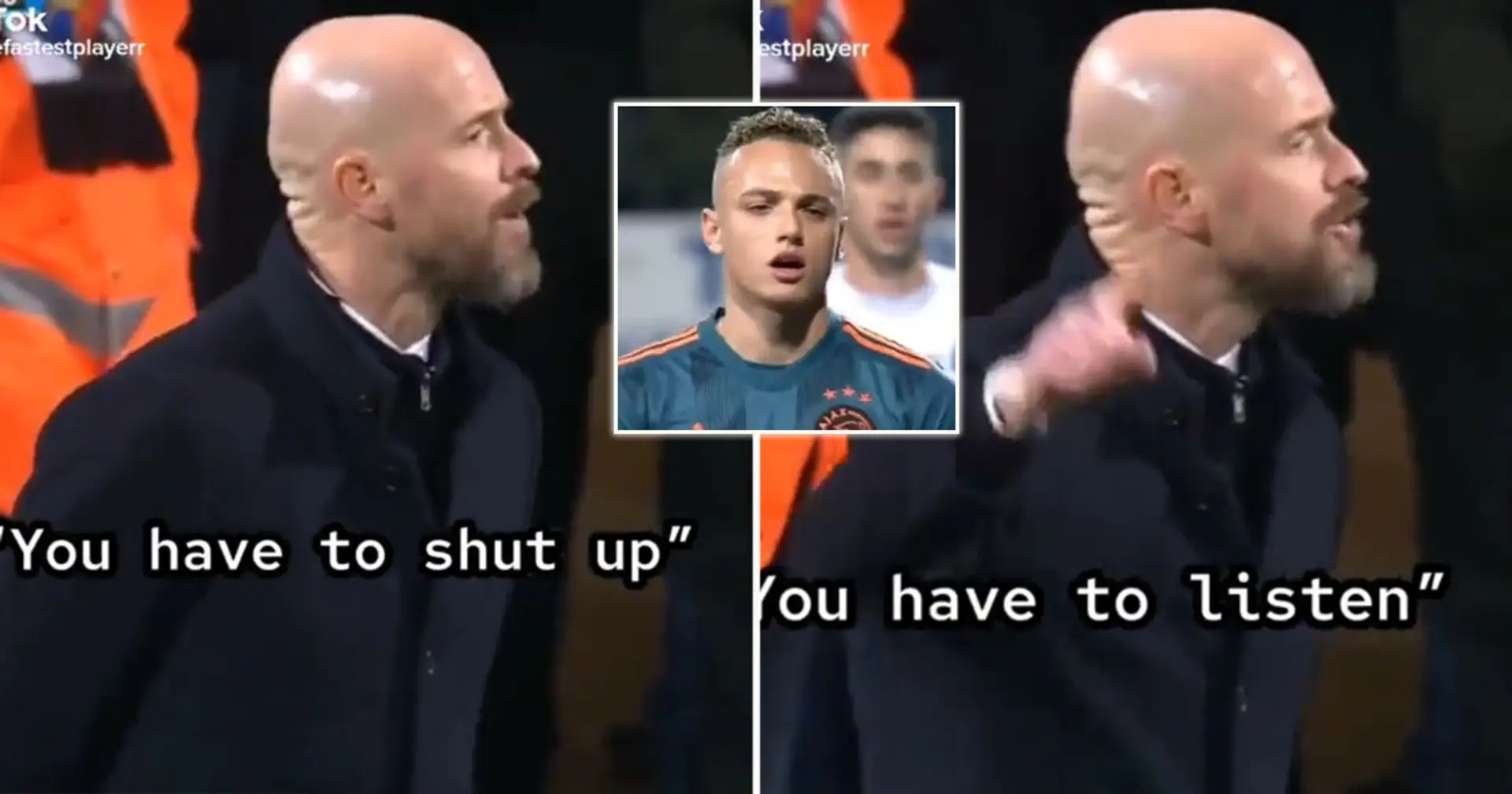 ‘You have to shut up’: Throwback to when Ten Hag showed no-nonsense managerial skills on snobbish Ajax player