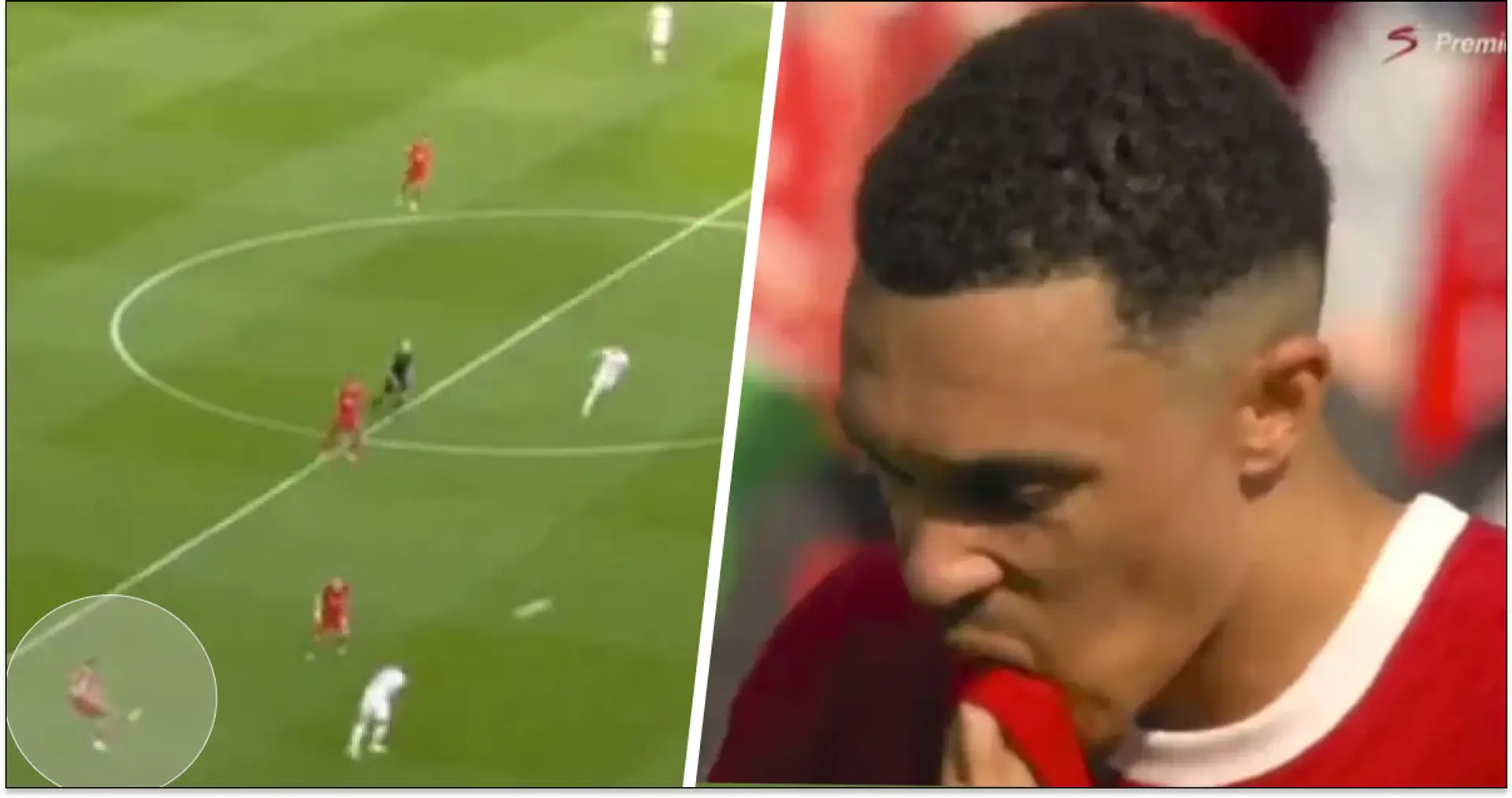 Spotted: Trent nearly scores from halfway line