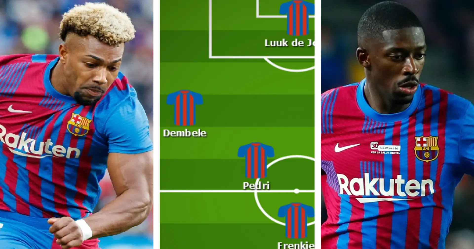 ¿Dembélé y Adama titulares? Elige tu XI favorito del Barça para el partido ante el Napoli entre 2 opciones