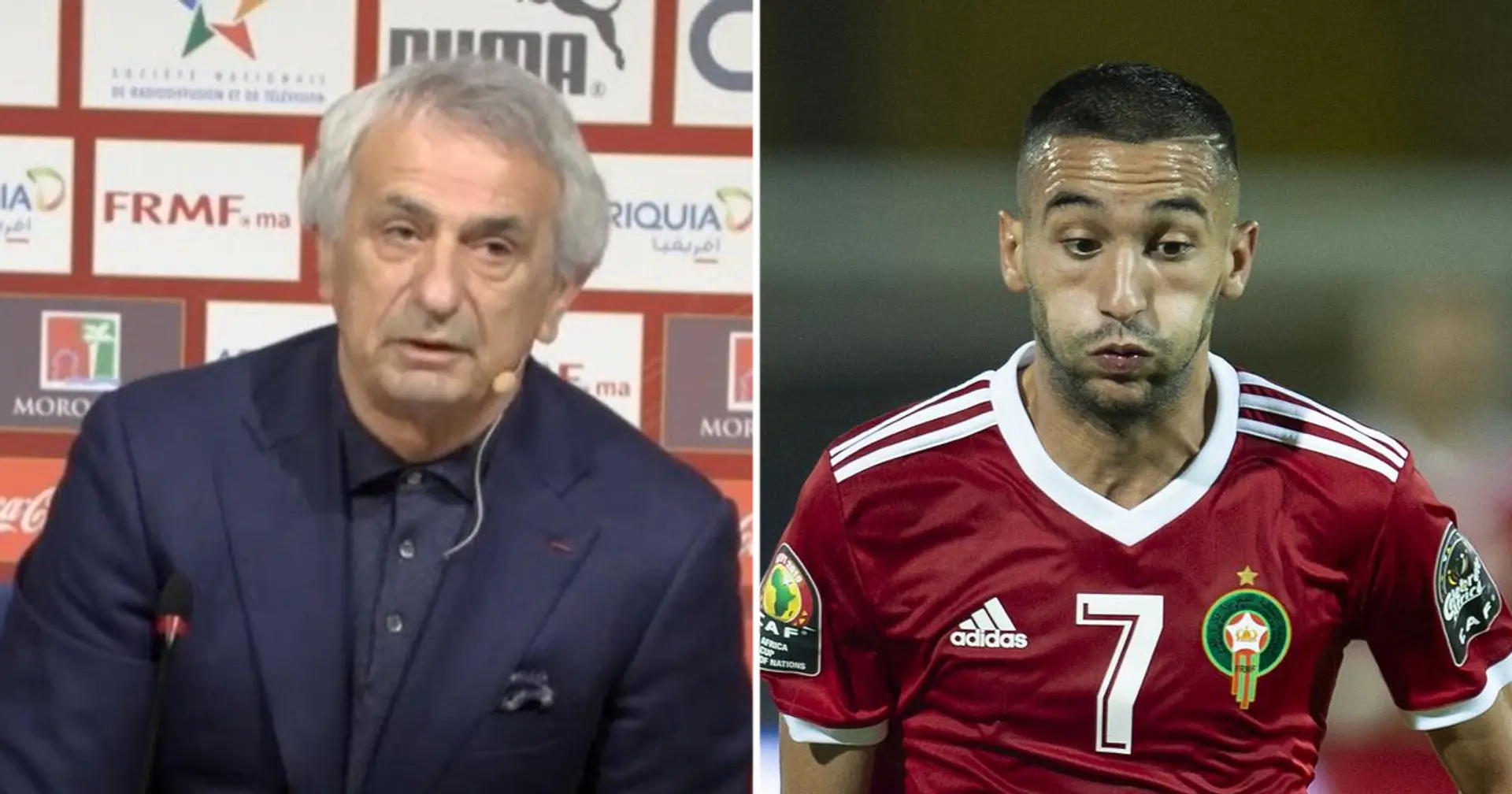'His behaviour does not fit the selection': Morocco head coach to continue snubbing Ziyech after AFCON exit