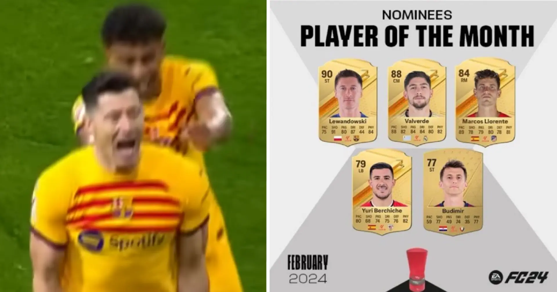 In form Barca player nominated for La Liga Player of the Month