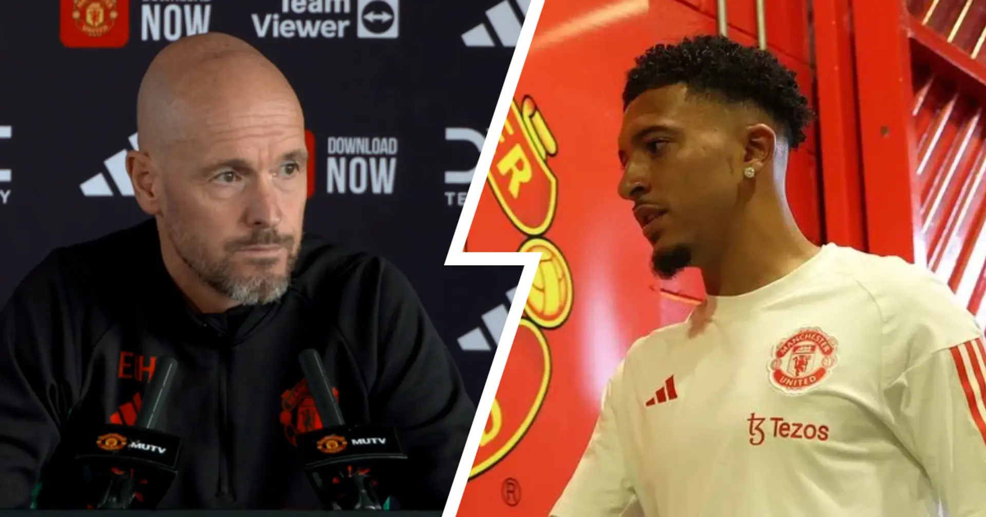 'He will not be in the squad': Ten Hag all but confirms Jadon Sancho's refusal to apologise