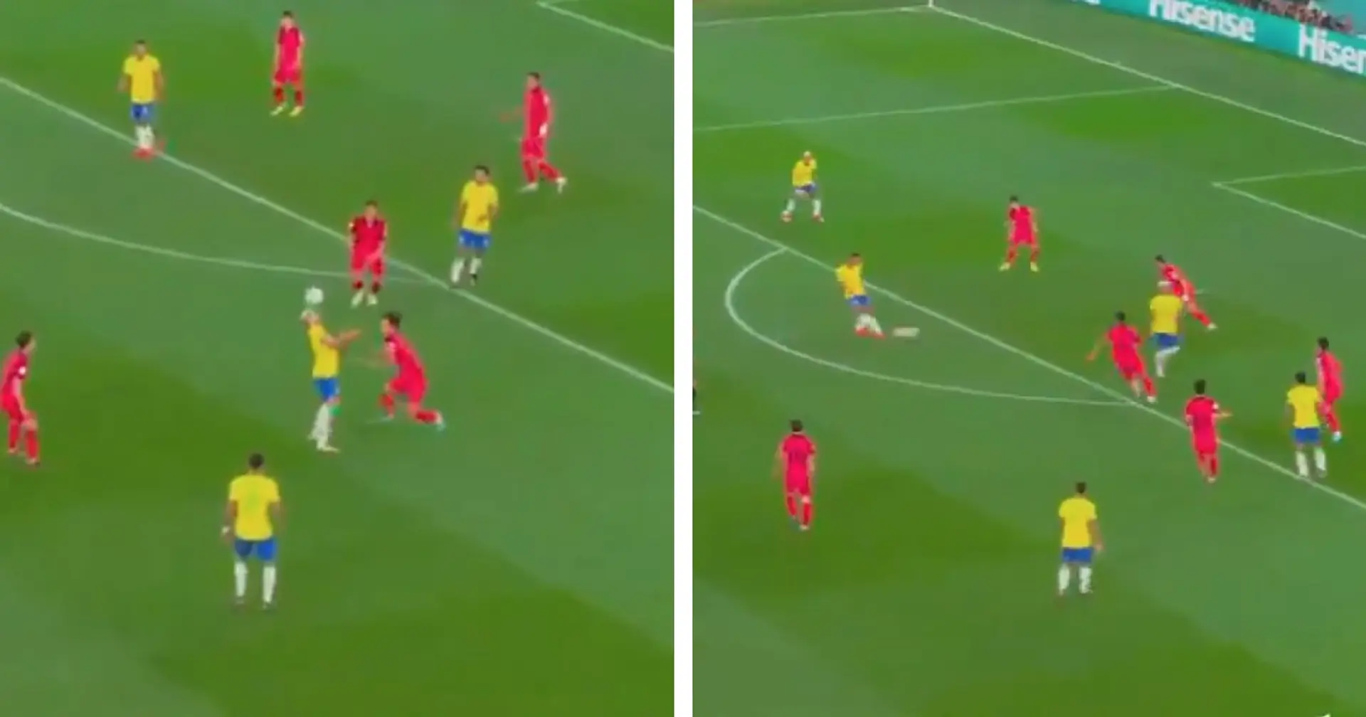 Thiago Silva assists goal of the tournament contender for Brazil