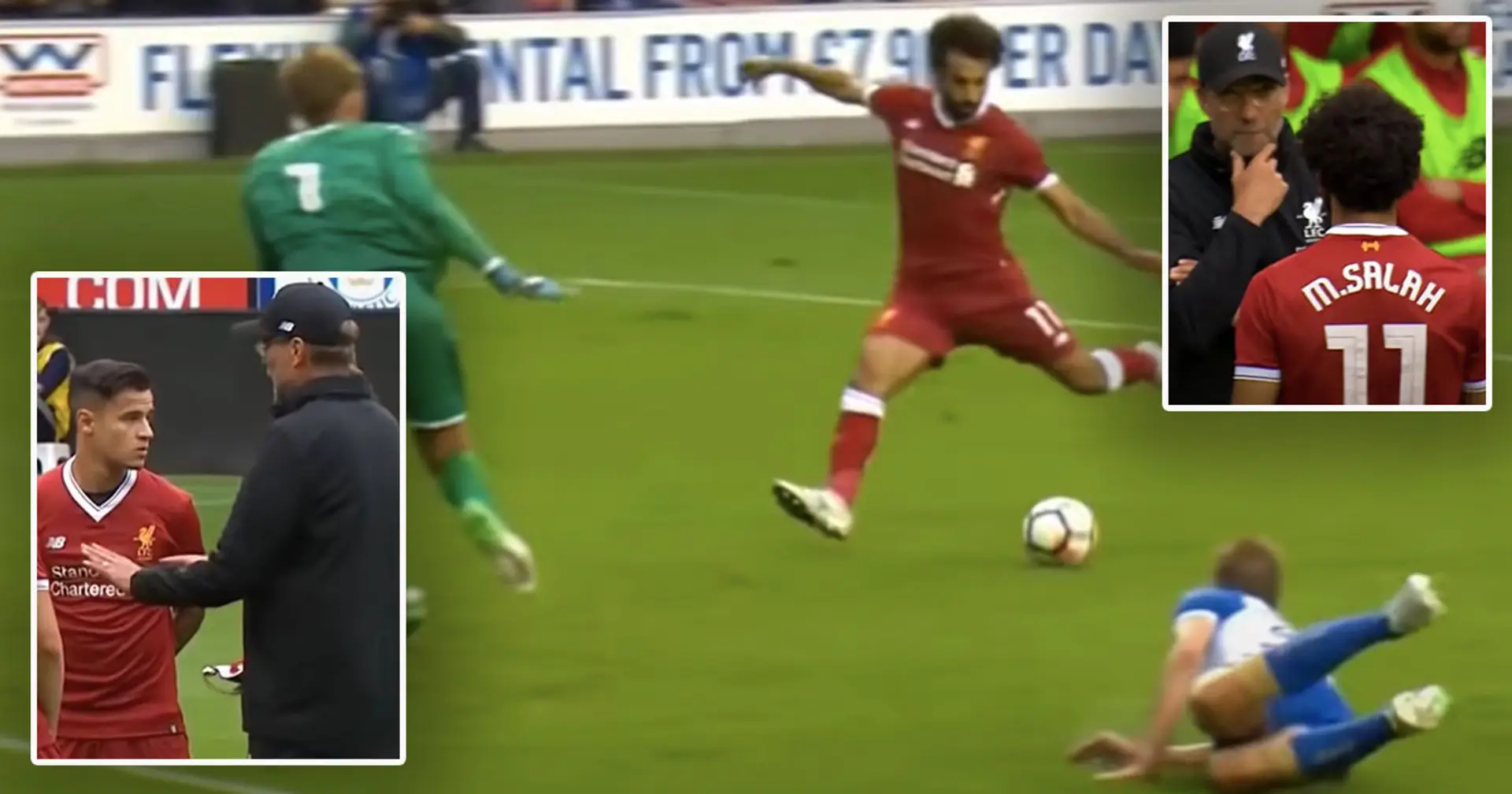 Mo Salah's first-ever goal for Liverpool - Coutinho made it look easy