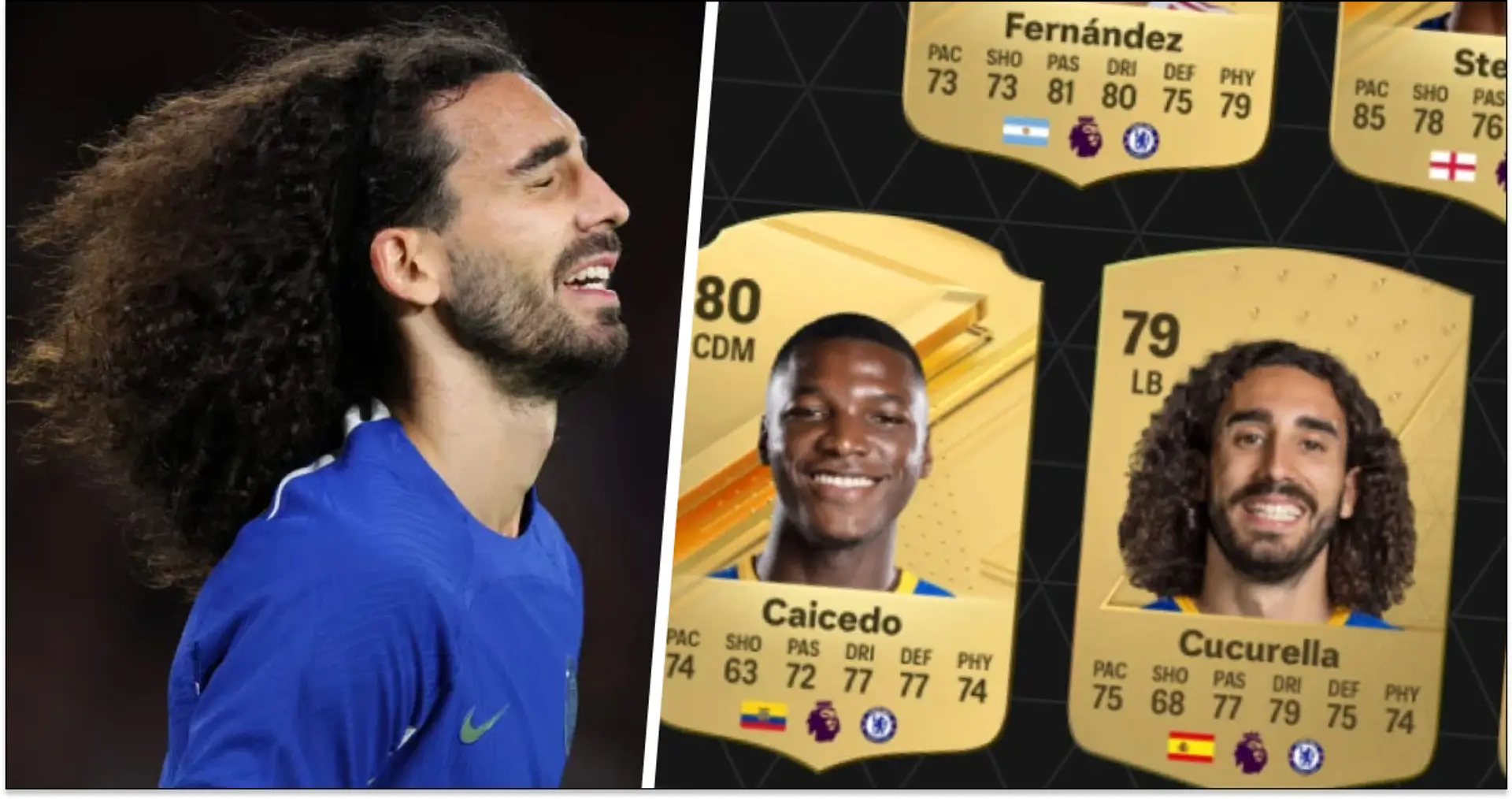 Cucurella in: 10 best-rated Chelsea players in EA Sports' FIFA successor FC 24 revealed