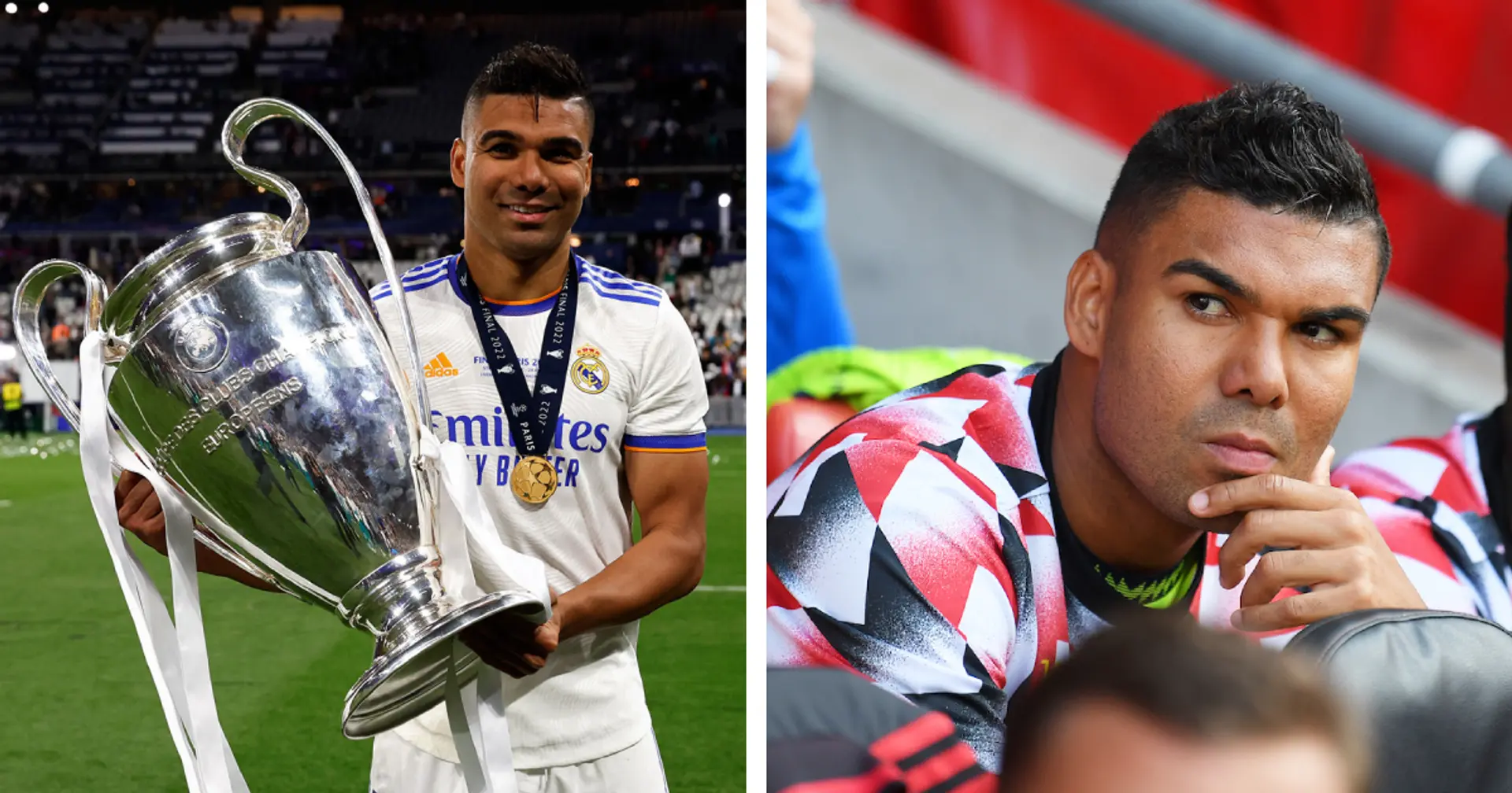 Casemiro 'regrets' Man United move, so 'angry' he would consider January loan (reliability: 1 star)