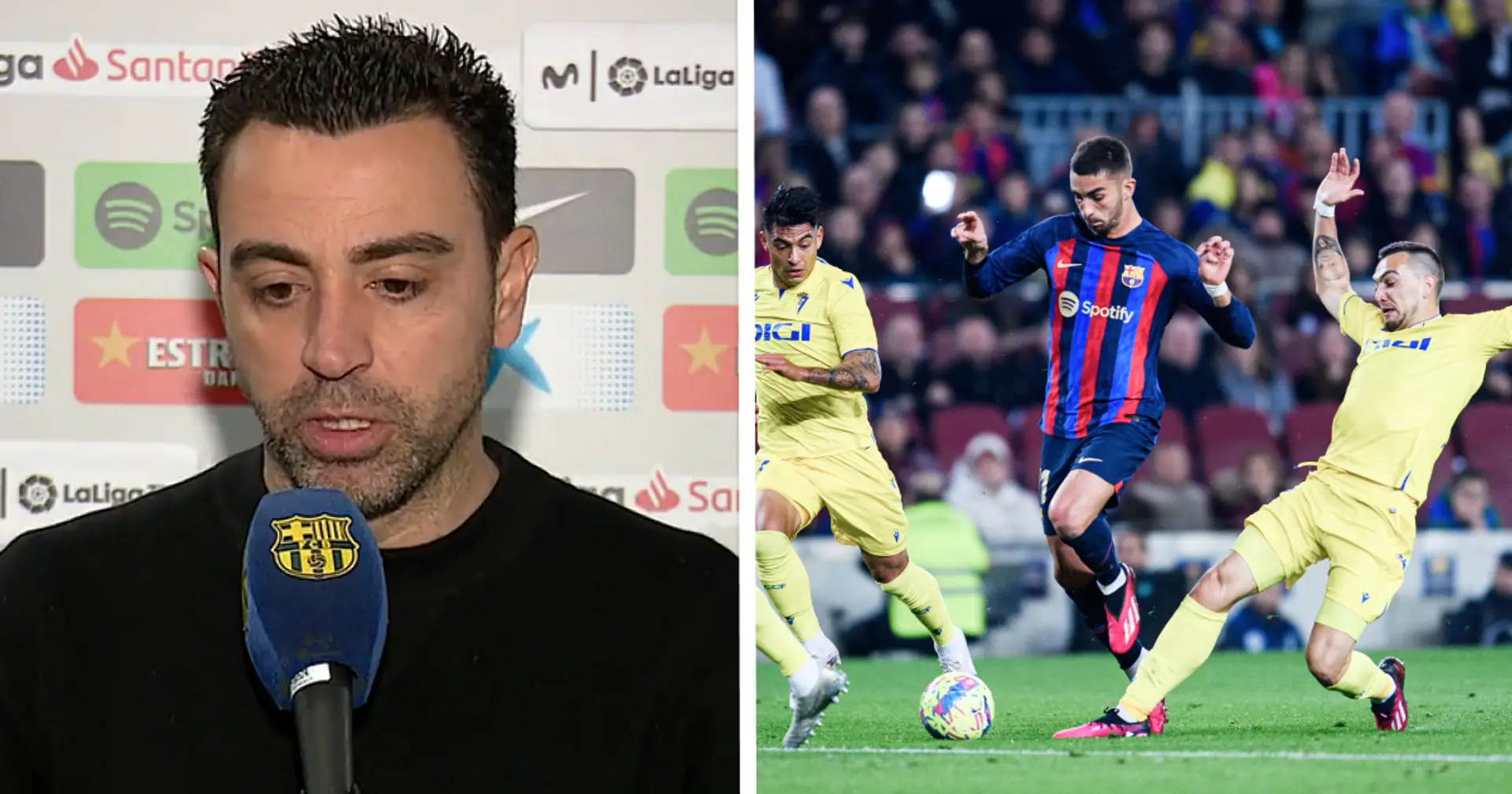 Xavi sagt nach dem Sieg vs. Cadiz, er habe "blindes Vertrauen" in einen Barca-Spieler - nicht in Ferran