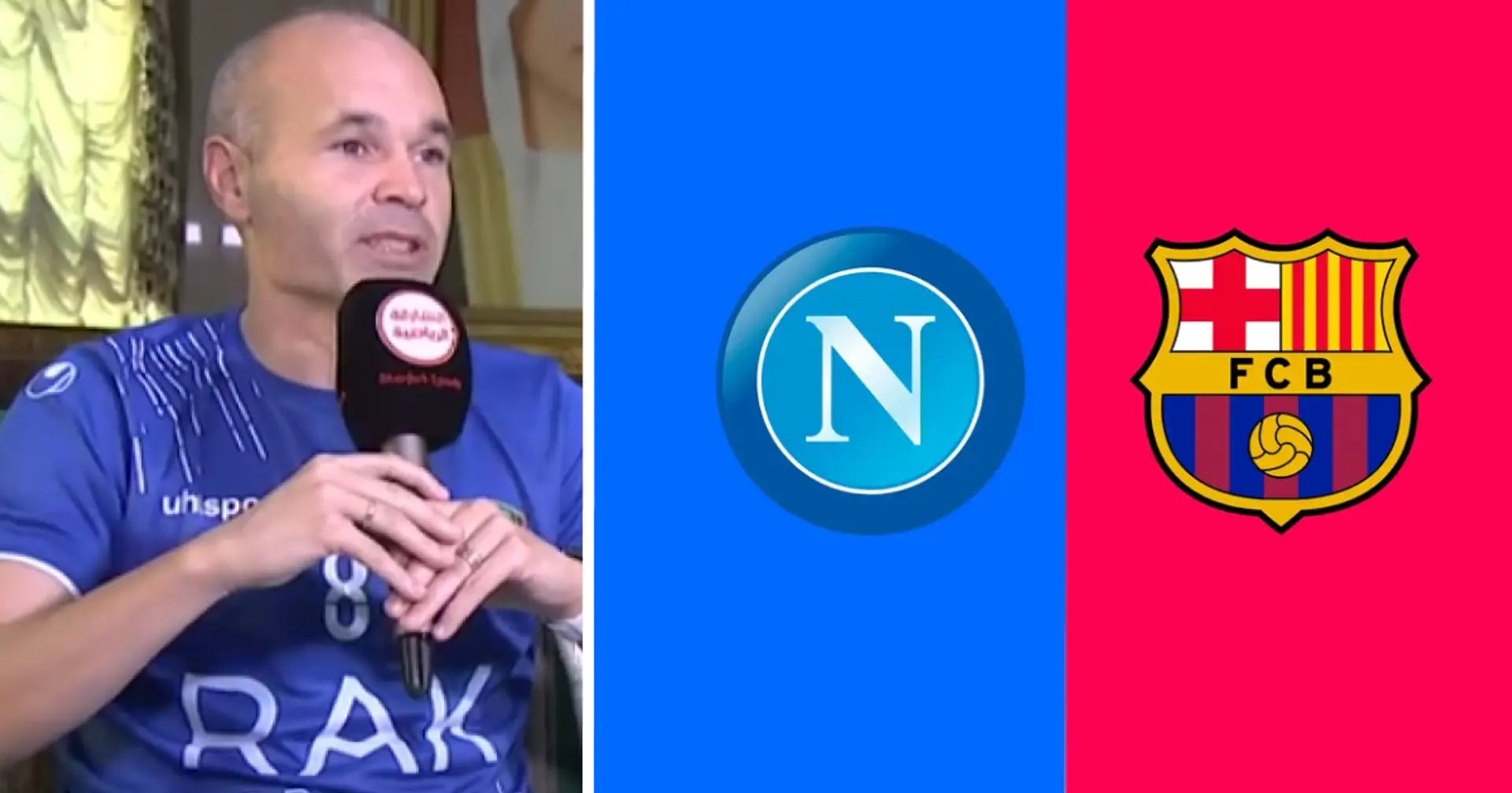 Andres Iniesta predicts Barca v Napoli