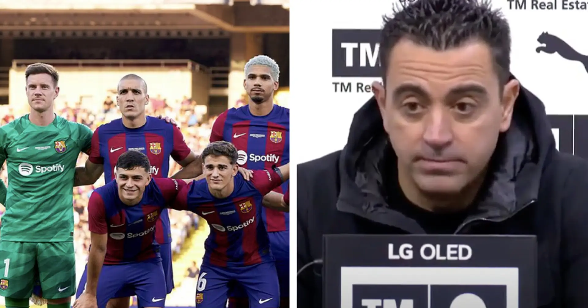 Xavi nombra a un jugador que el Barça echó de menos 'en cada momento del partido' ante el Valencia