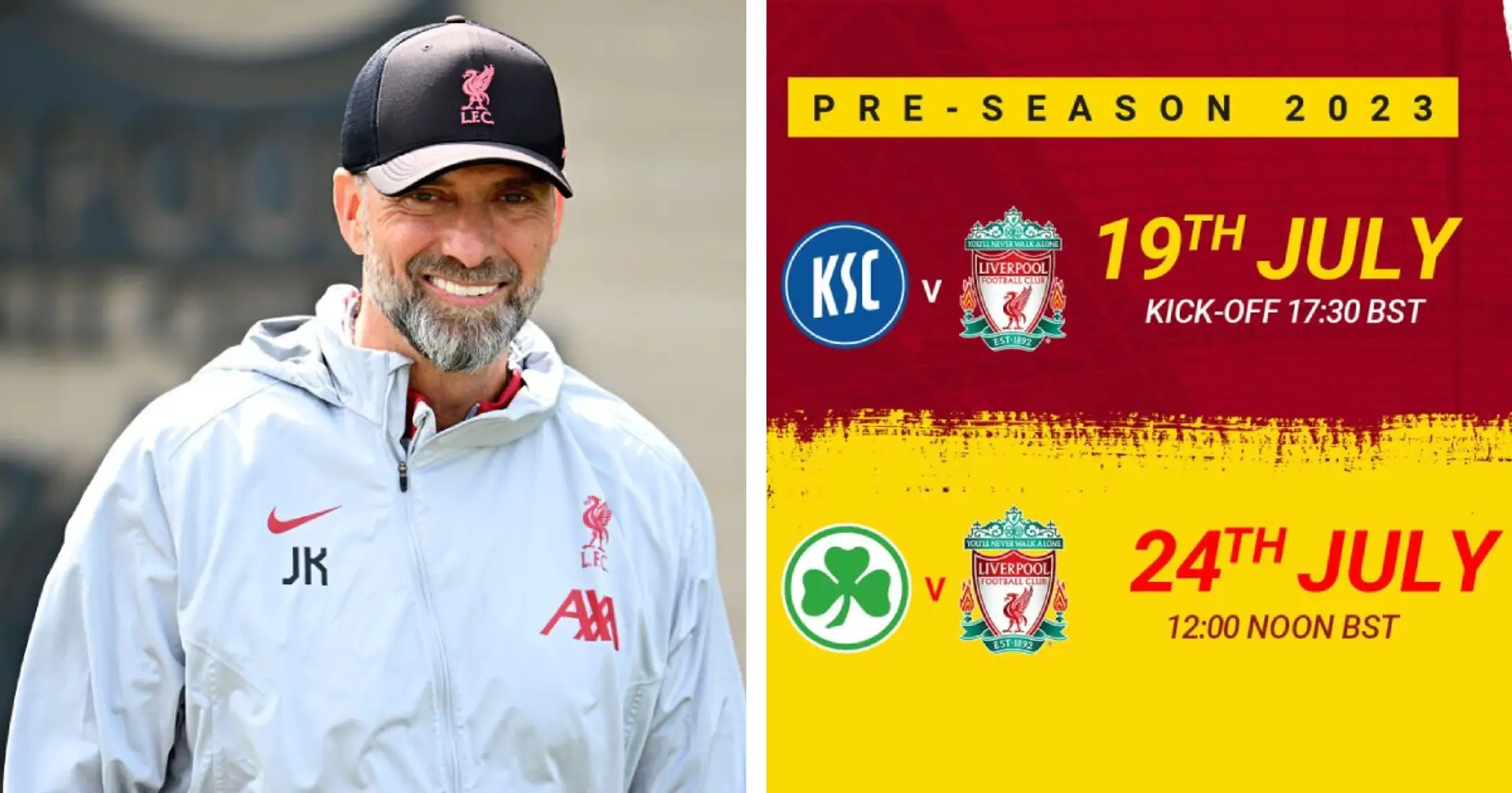 Liverpool confirm two pre-season games in Germany