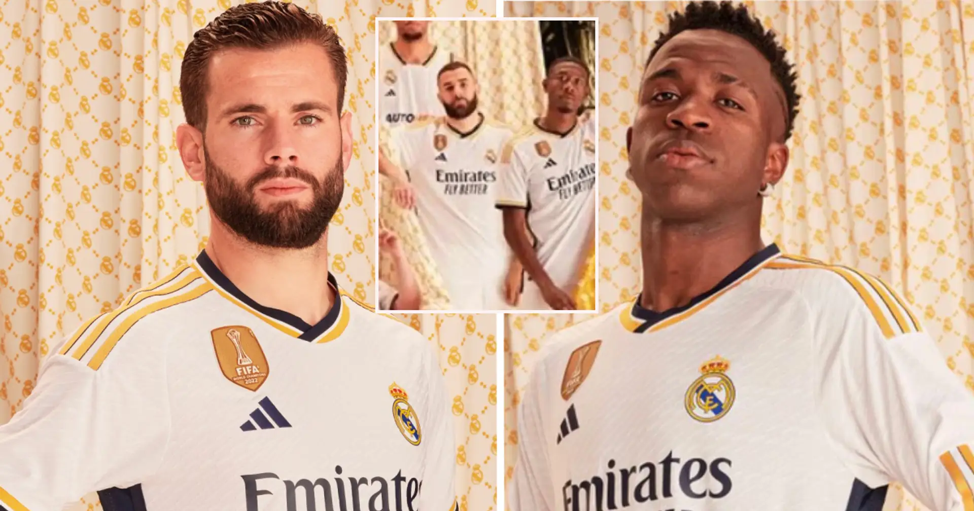 9 best pics as Real Madrid unveil new home kit — Benzema spotted - Football