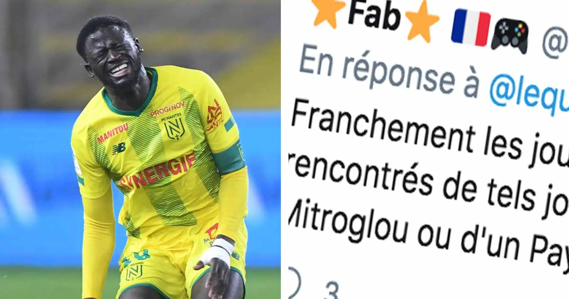 "Quand il est sorti, j'ai sauté au plafond", la phrase d'Abdoulaye Touré sur l'absence de Neymar vs Nantes qui a fait bondir Twitter