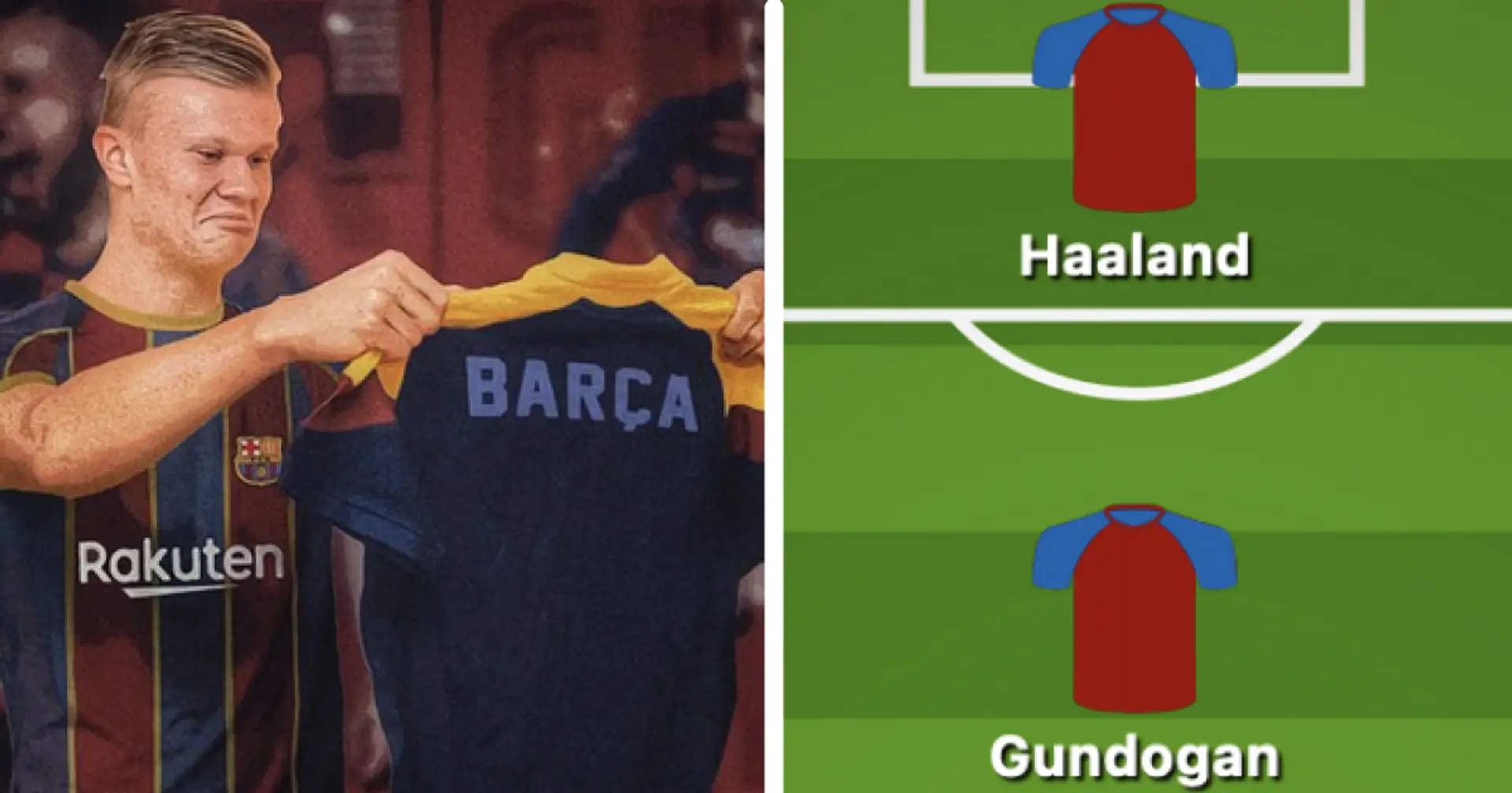 How Barcelona could line up with Erling Haaland next season